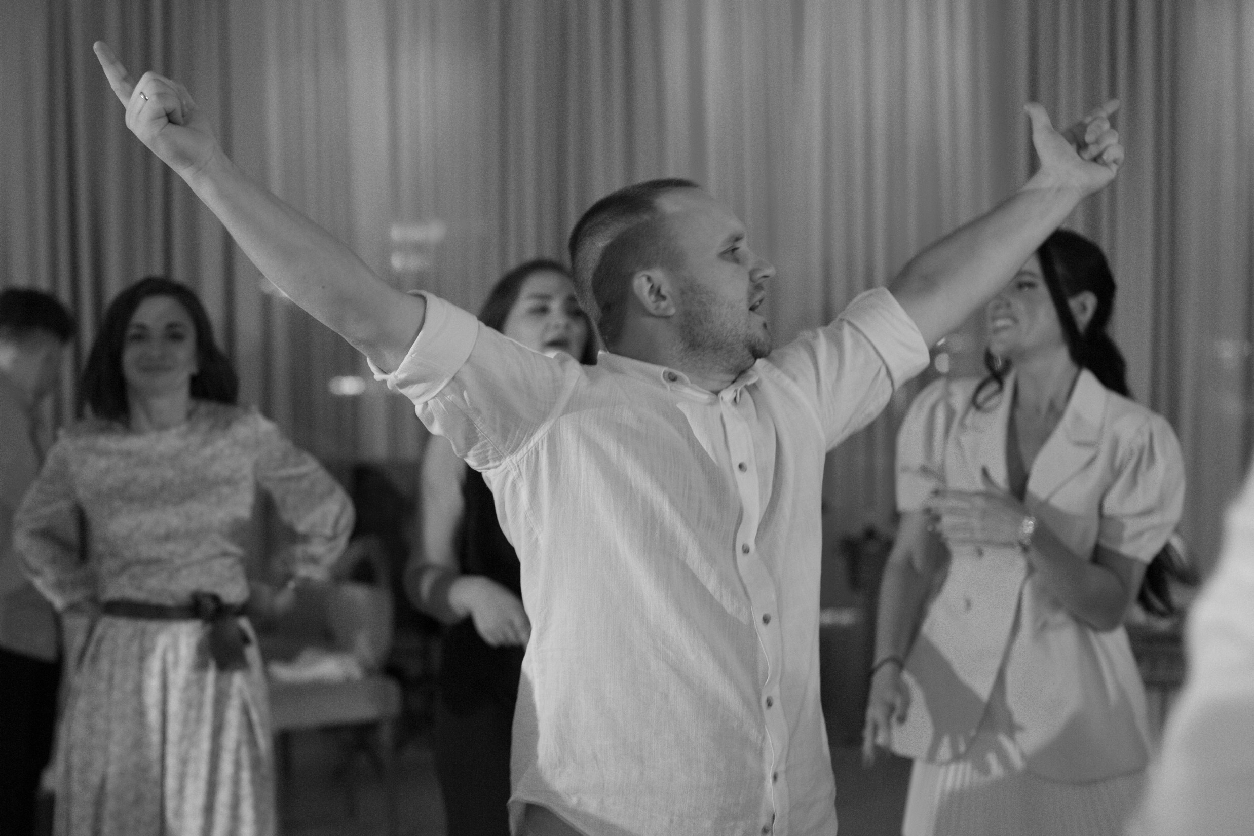 Свадьба с гостями. Свадебный и портретный фотограф Москва