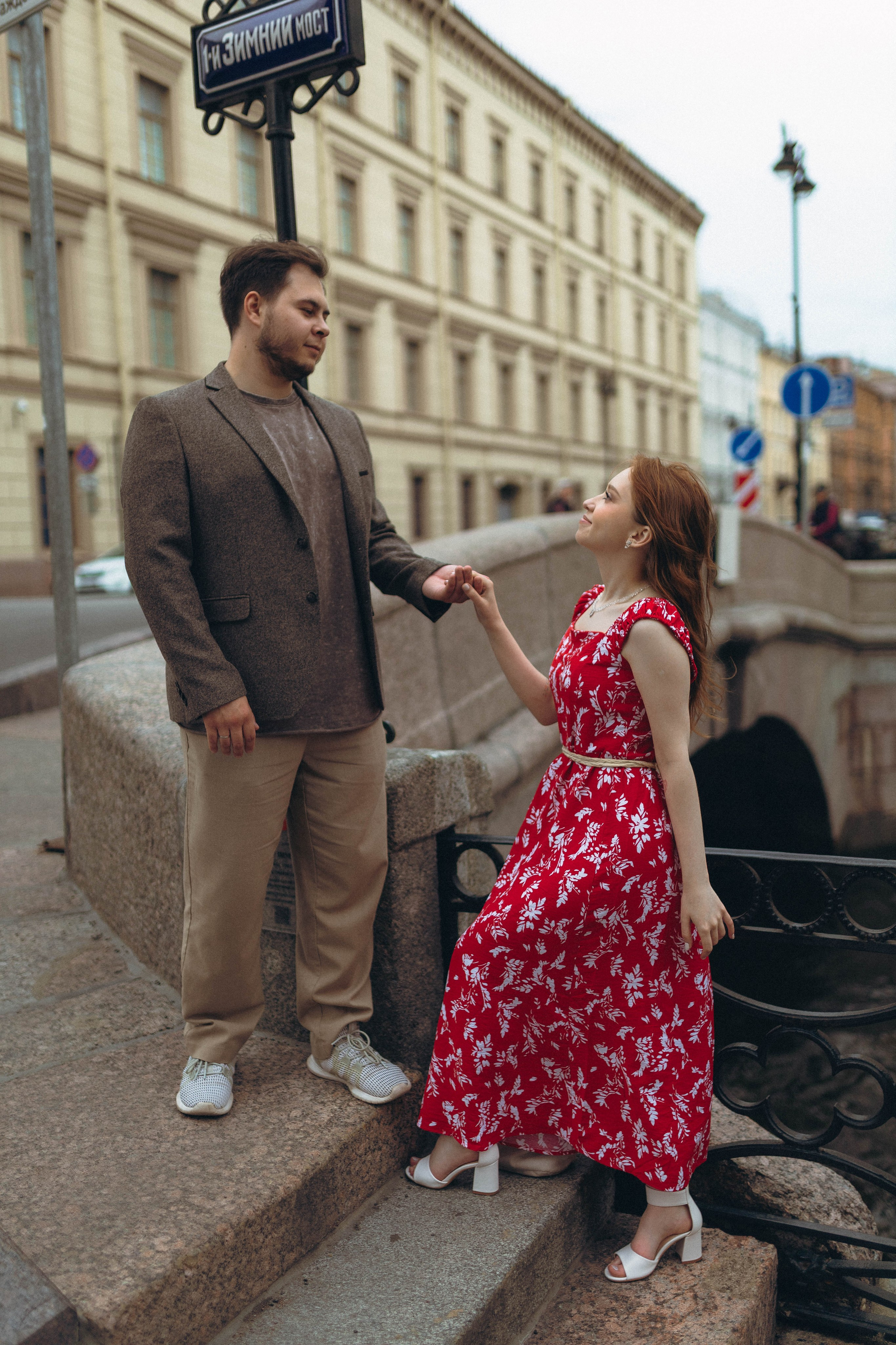 Love story Зимний мост. Фотограф в Санкт-Петербурге Полина