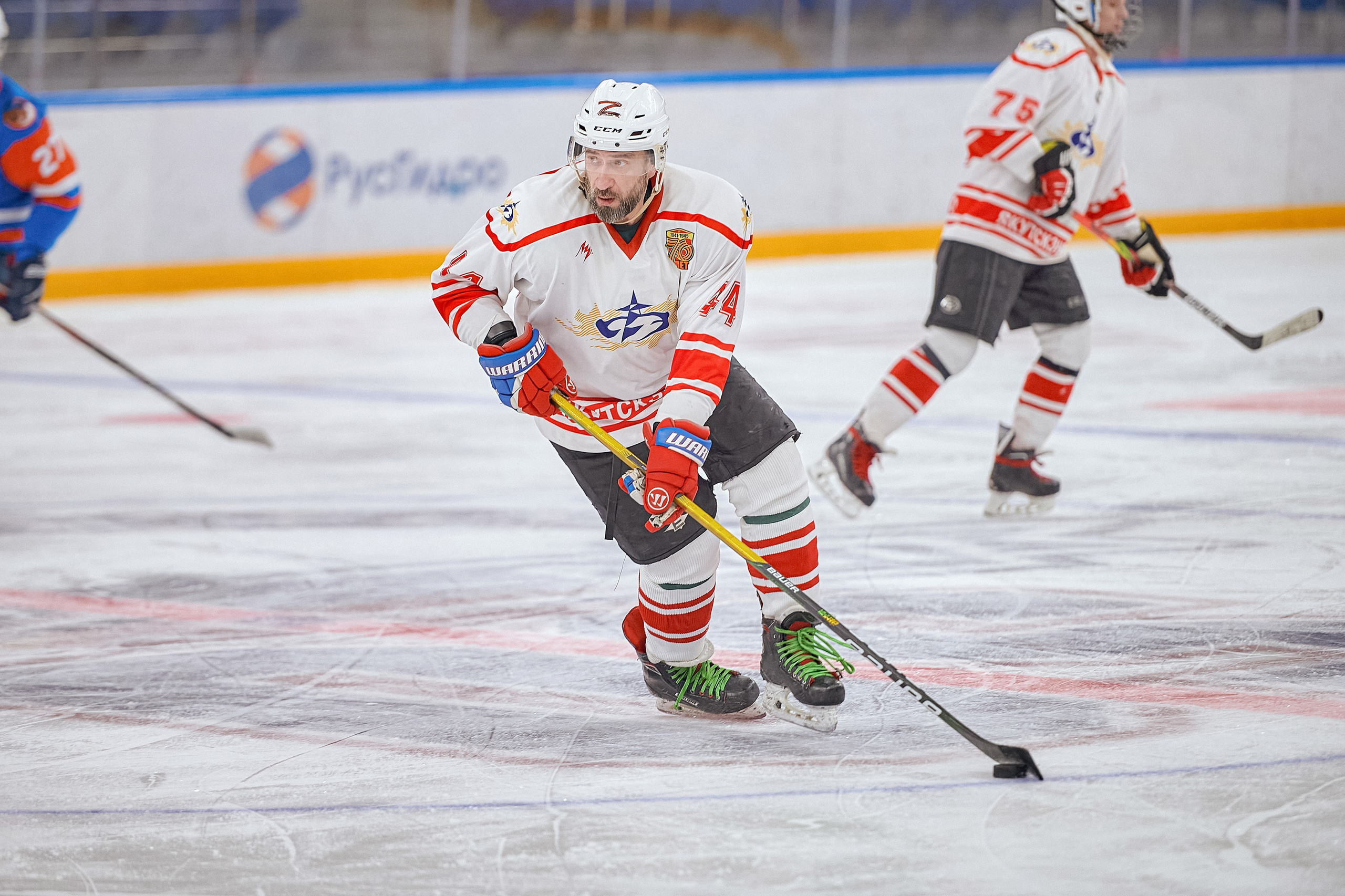 Портфолио репортажной фотосъёмки: Кристалл арена — Хоккей — РусГидро. Фотограф Яковлев Роман — Красноярск