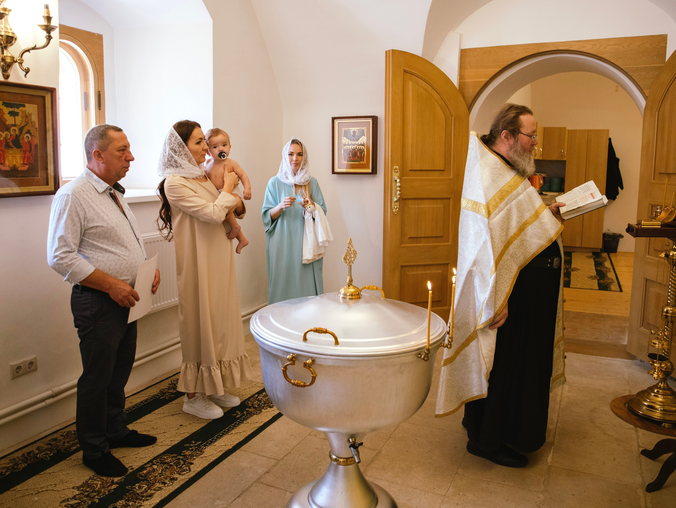 Крещение. Свадебный и семейный фотограф в Москве Мила Широких