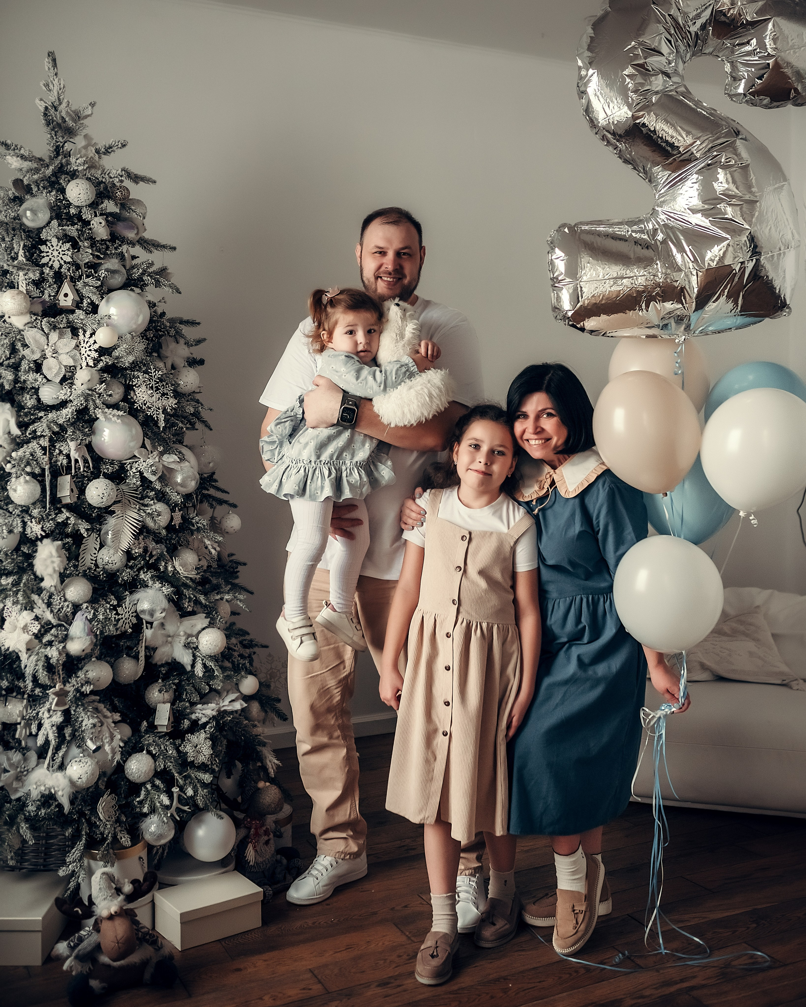 Фотосессия на 2 годика для Веры, студия Skypoint. Фотограф в Санкт- Петербурге Мария Золотарь