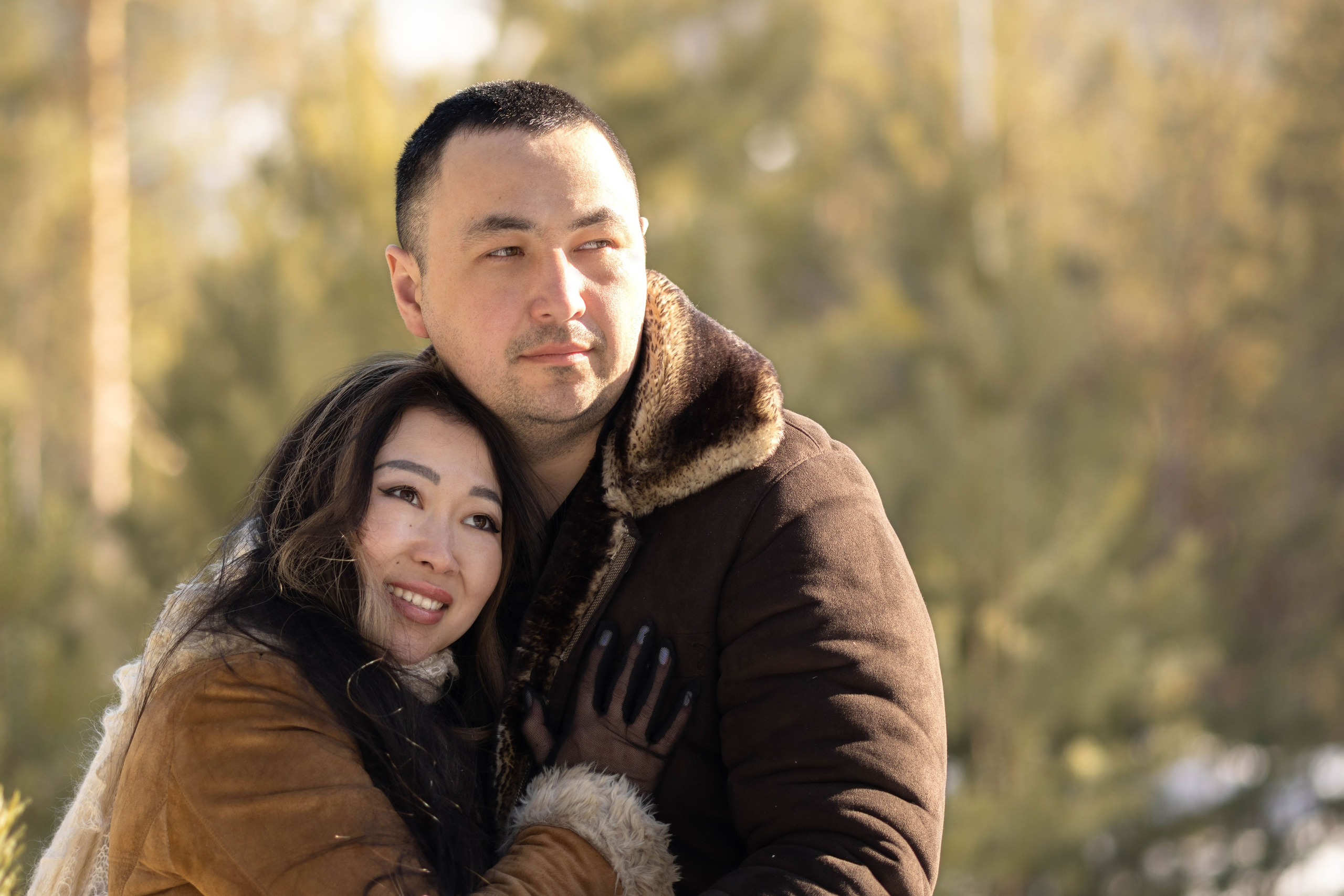 Семейная съемка на природе, на сопке. Фотограф Якутск Зоя Николаева