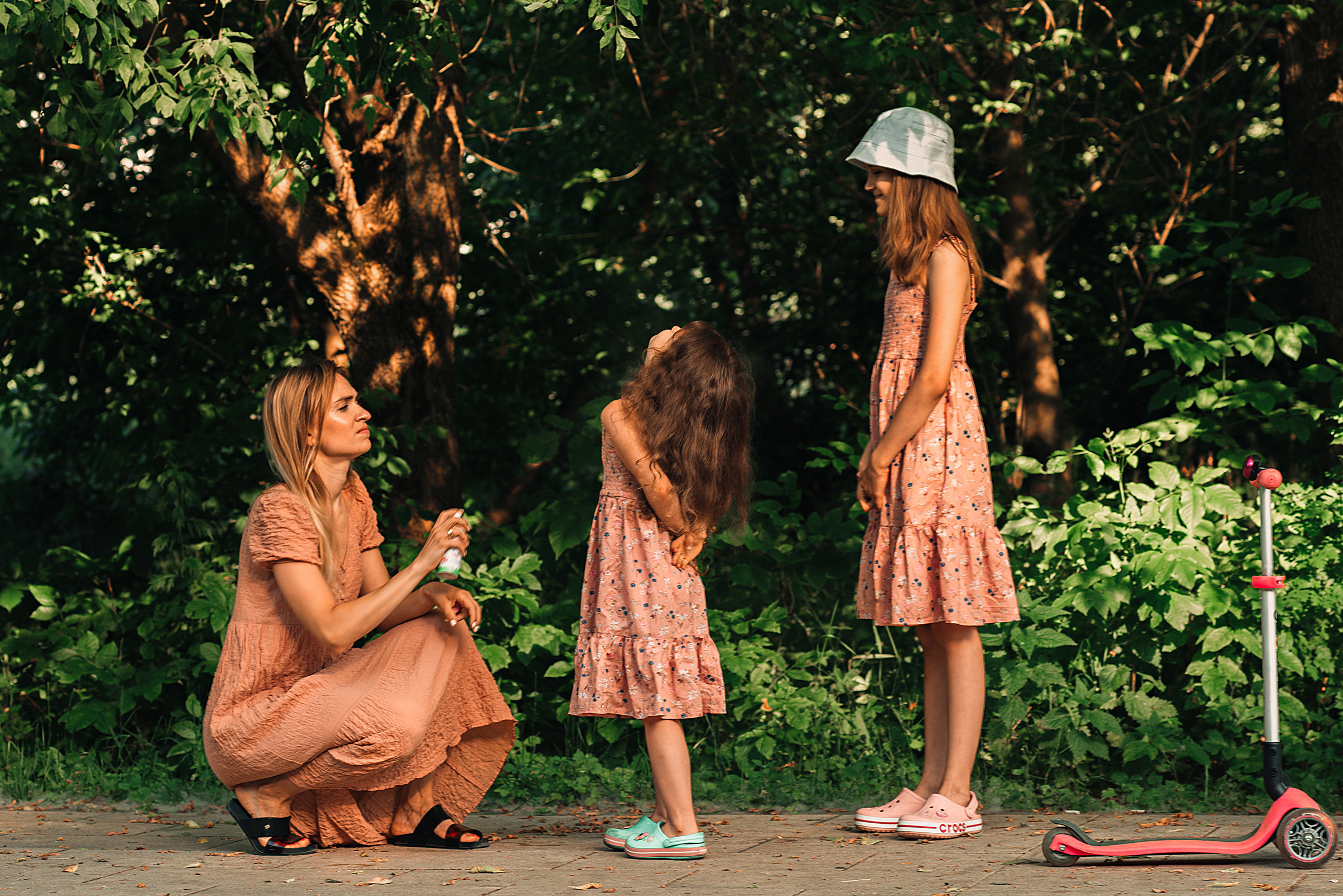 Катя и ее девочки. Фотограф Шудра Яна