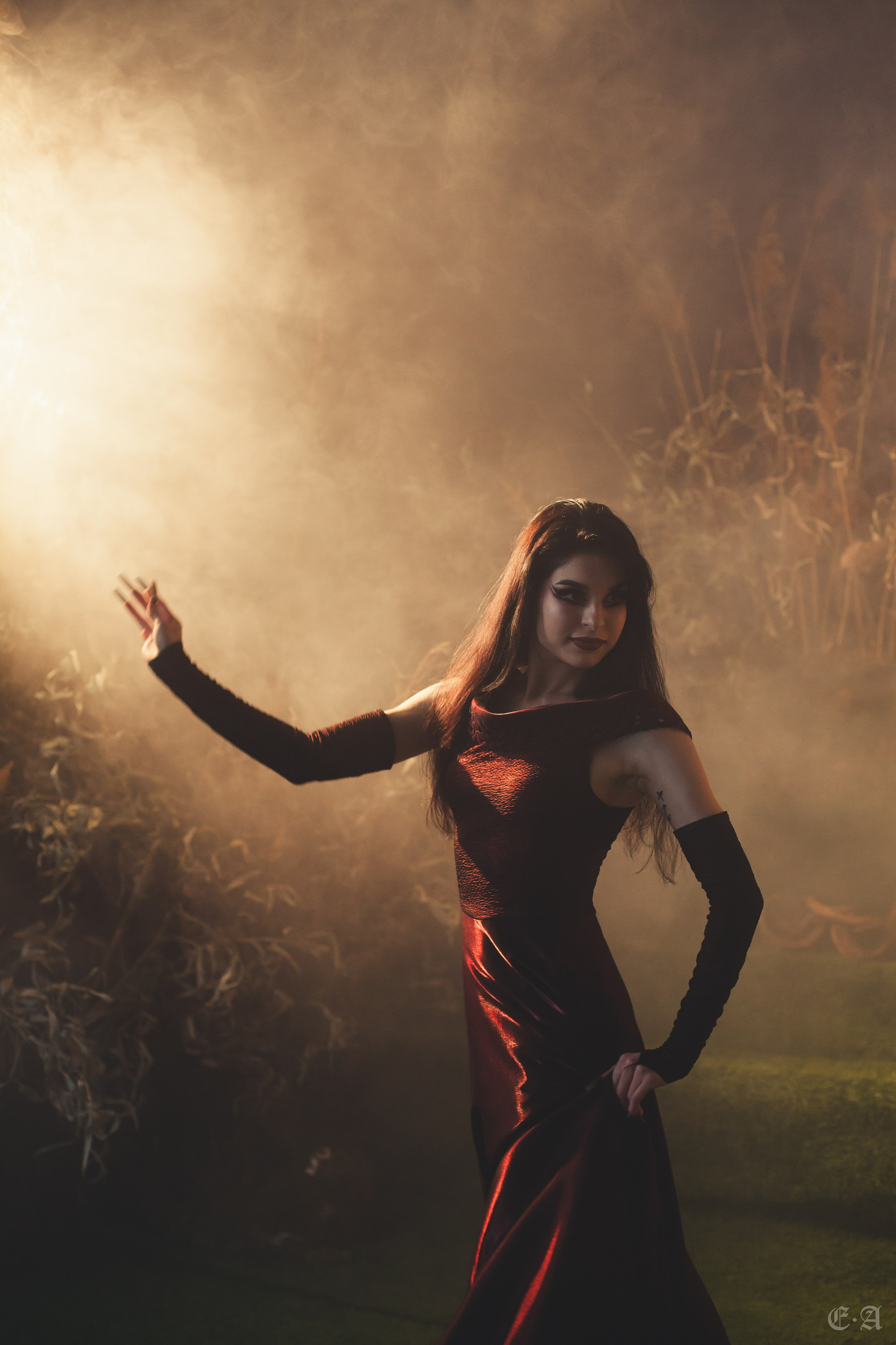 Съемки клипа «Клок тумана». Фотограф Ellairen