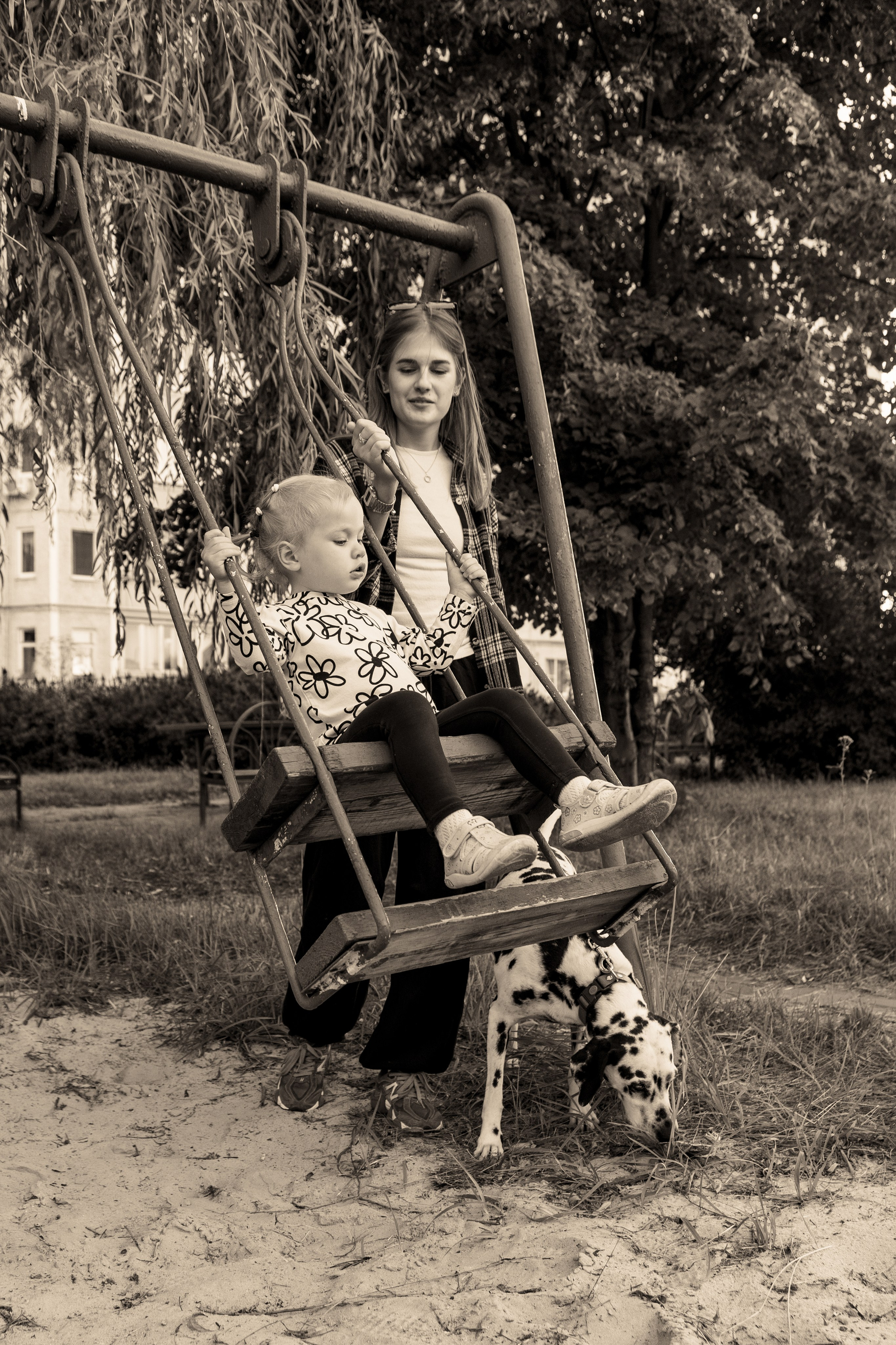 Лайла и девочки. Семейный фотограф Галина Симахина. г. Орёл. Съёмка животных