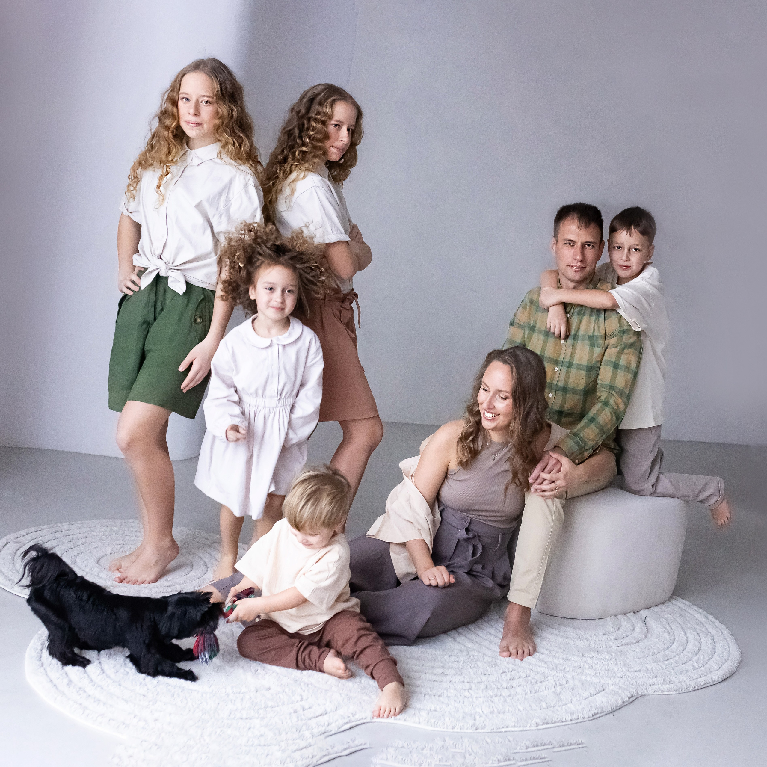 Большая семья. Съемка Таинств Крещения Венчания, детские и семейные съемки в Пензе