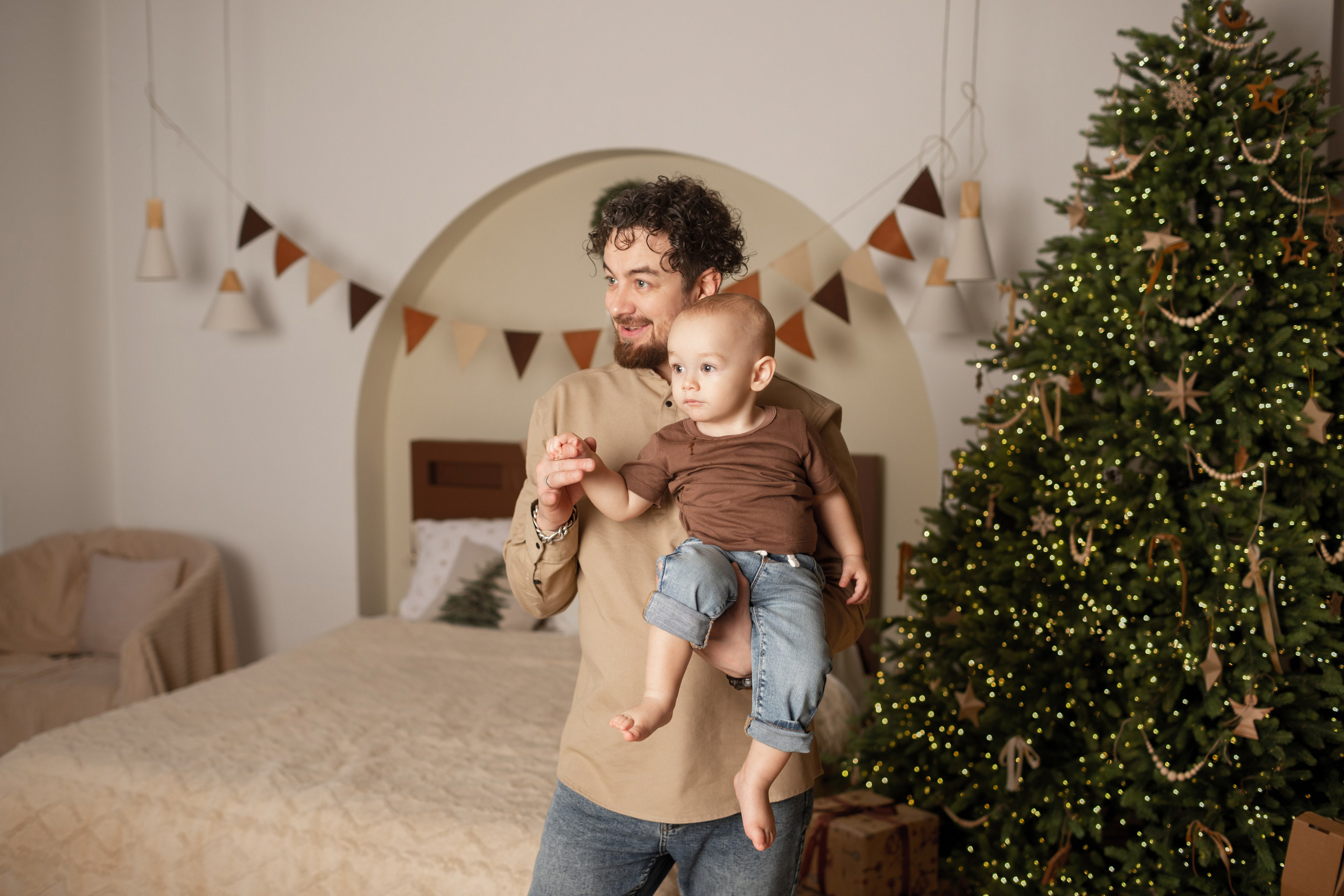 Семейная новогодняя фотосессия. Свадебный фотограф Кирилл Белый