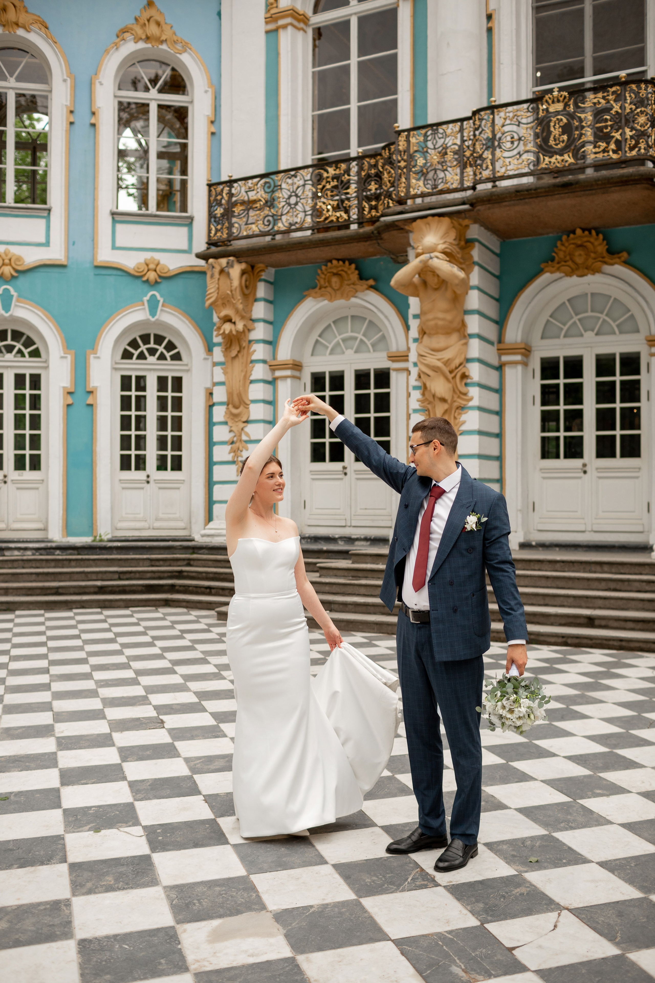 Свадебная фотосессия в Пушкине. Свадебный фотограф Кирилл Белый