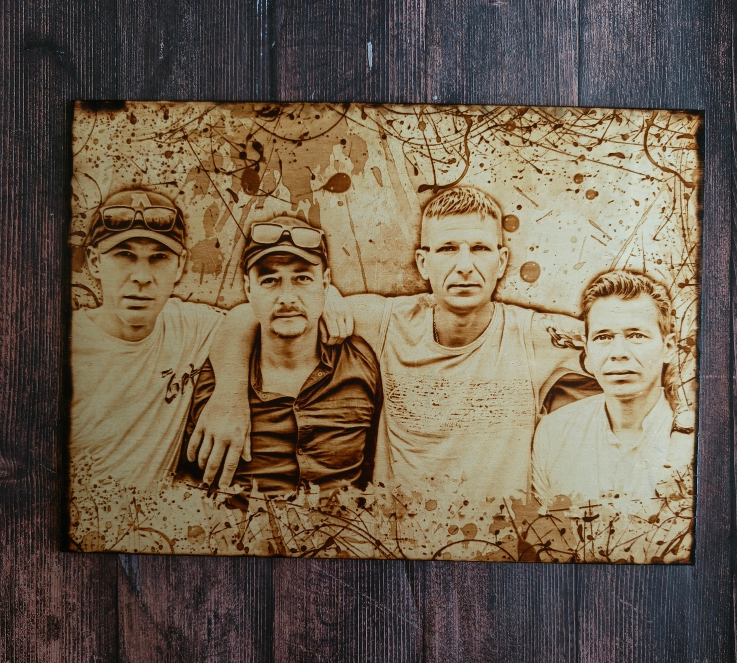 Портреты. Выжигания картин и портретов по фото