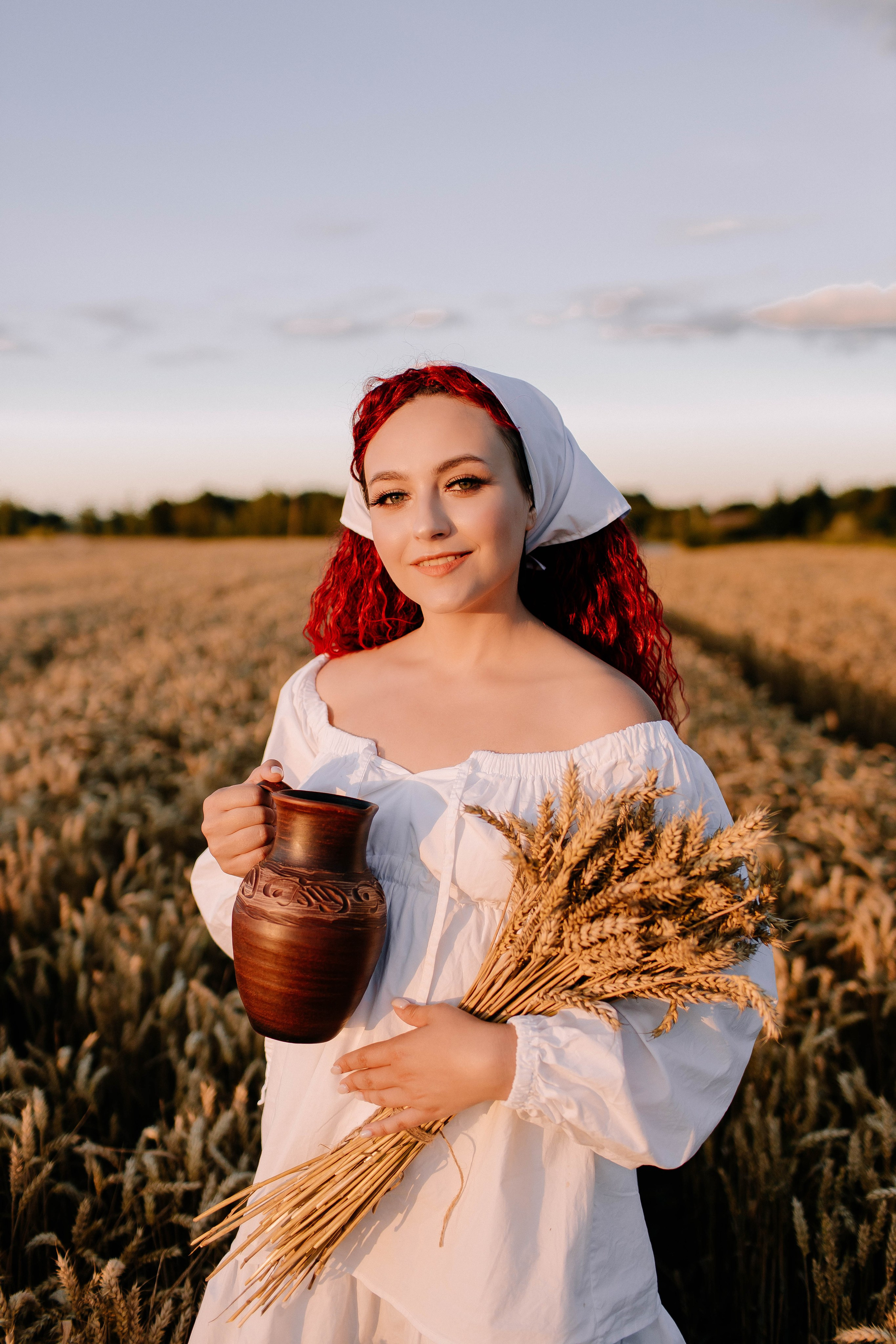 Пикник в золотом поле. Фотосессии Фотодни Псков СПб
