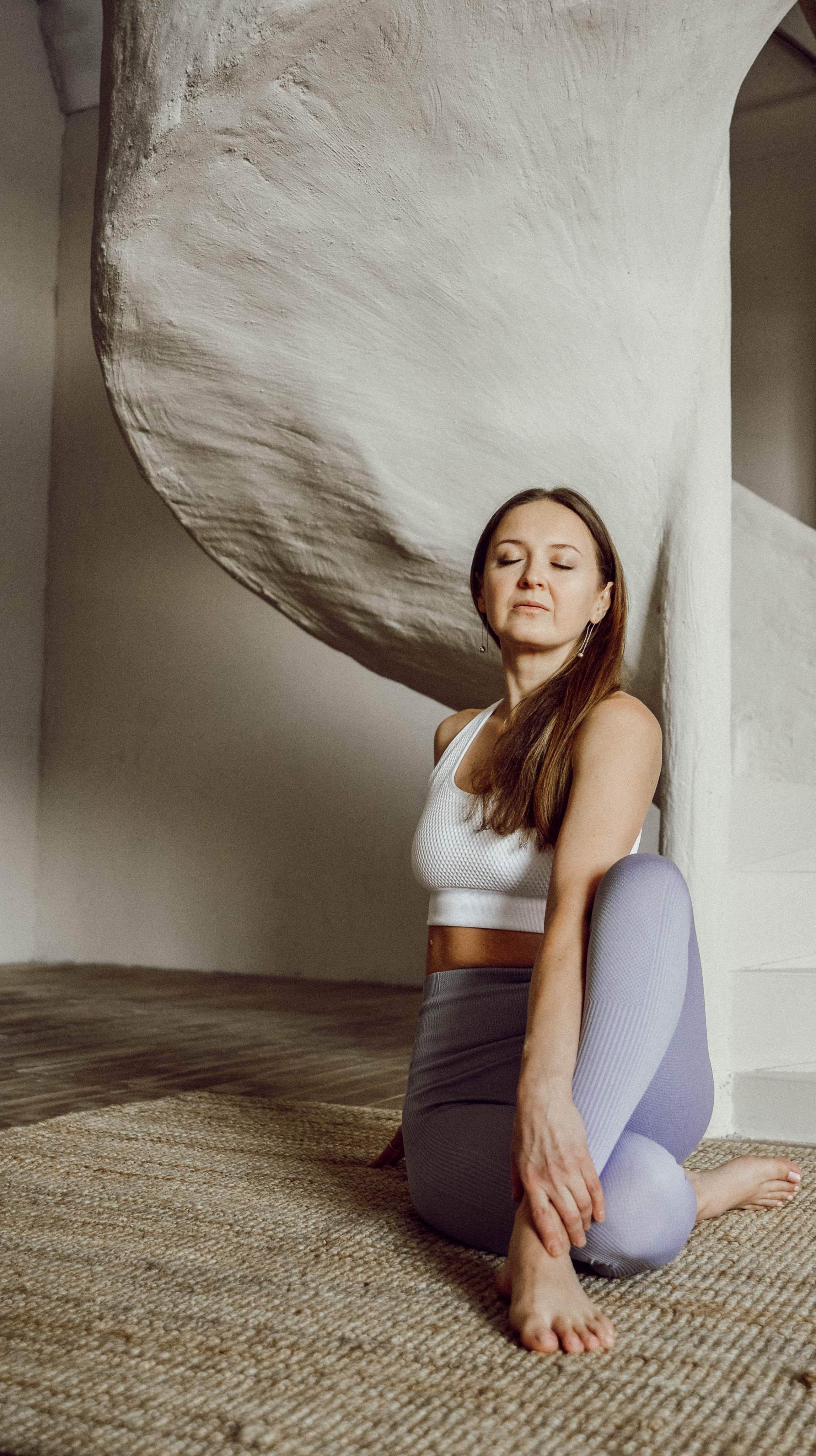 Контентная фотосессия для тренера по йоге. Ксения Glossa. Портретный и репортажный фотограф в Самаре