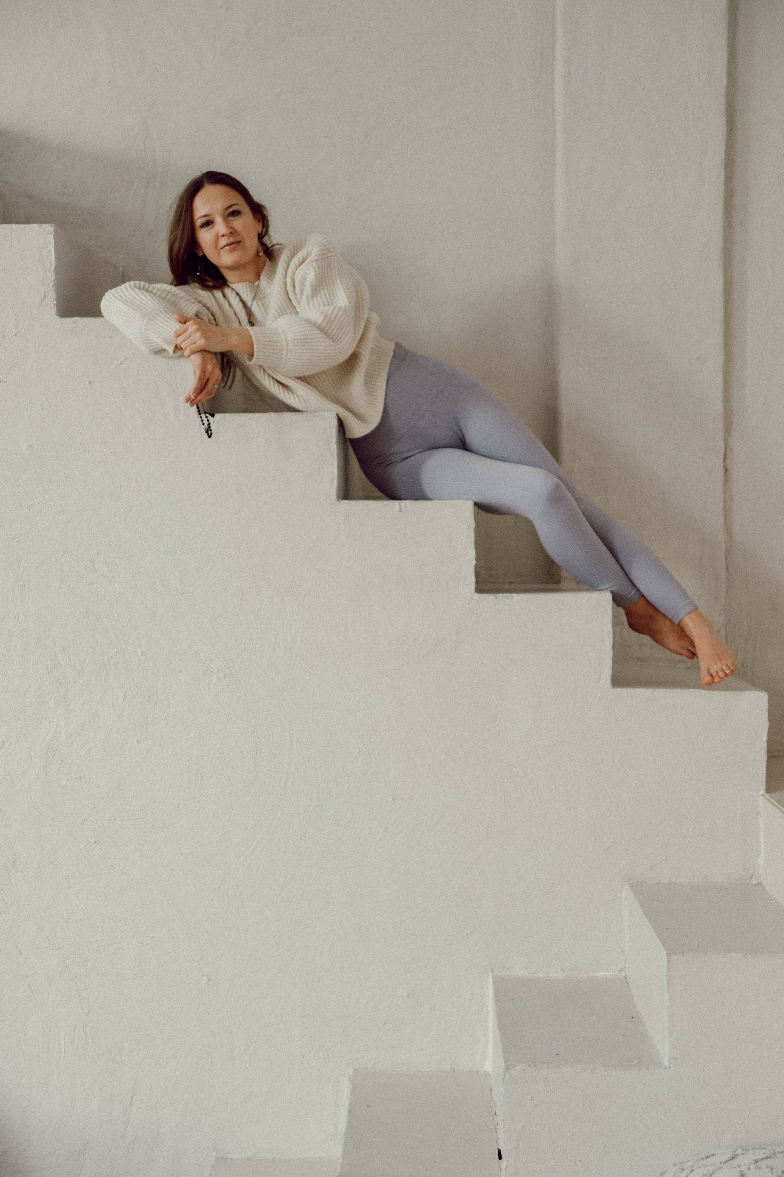 Контентная фотосессия для тренера по йоге. Ксения Glossa. Портретный и репортажный фотограф в Самаре