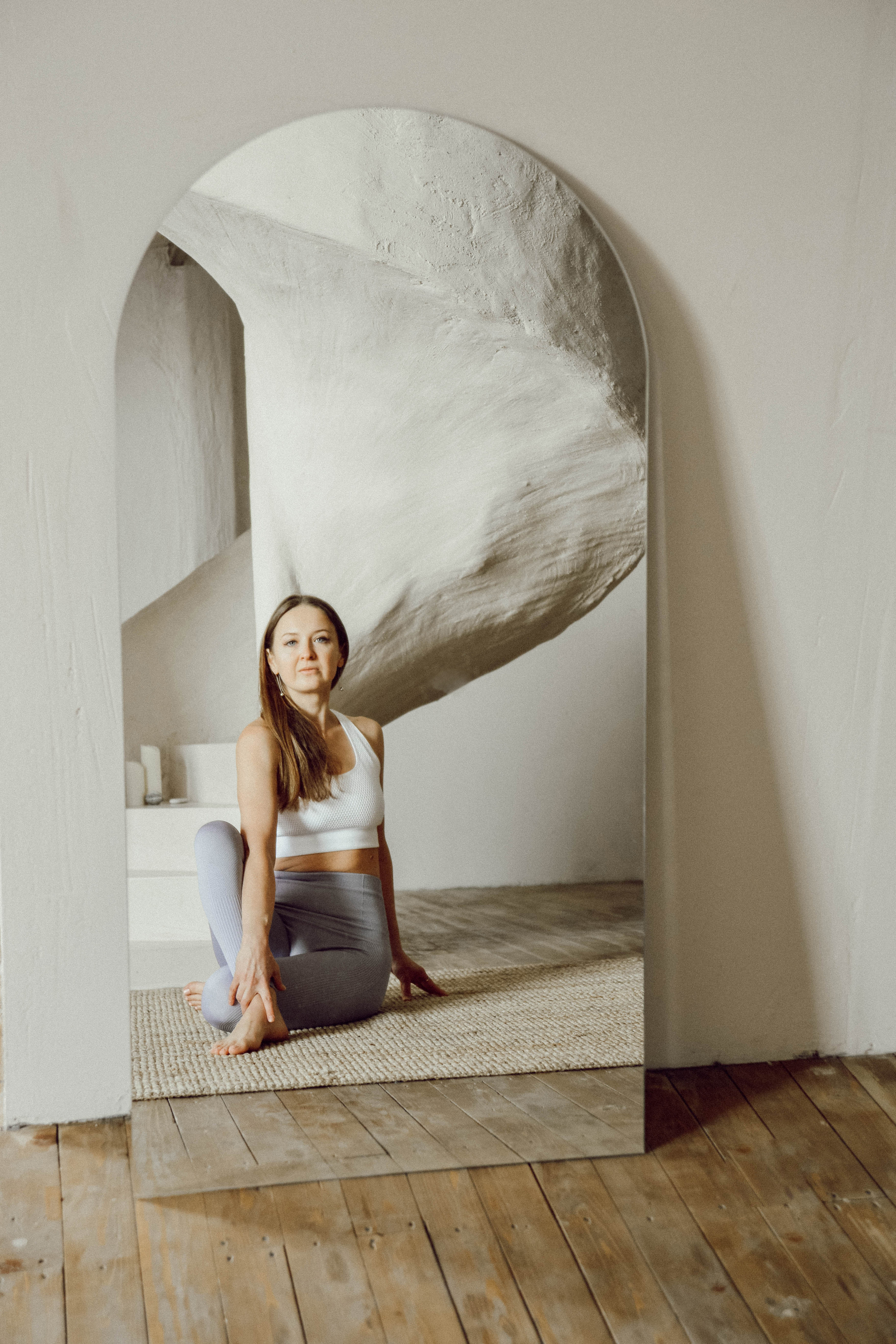 Контентная фотосессия для тренера по йоге. Ксения Glossa. Портретный и репортажный фотограф в Самаре