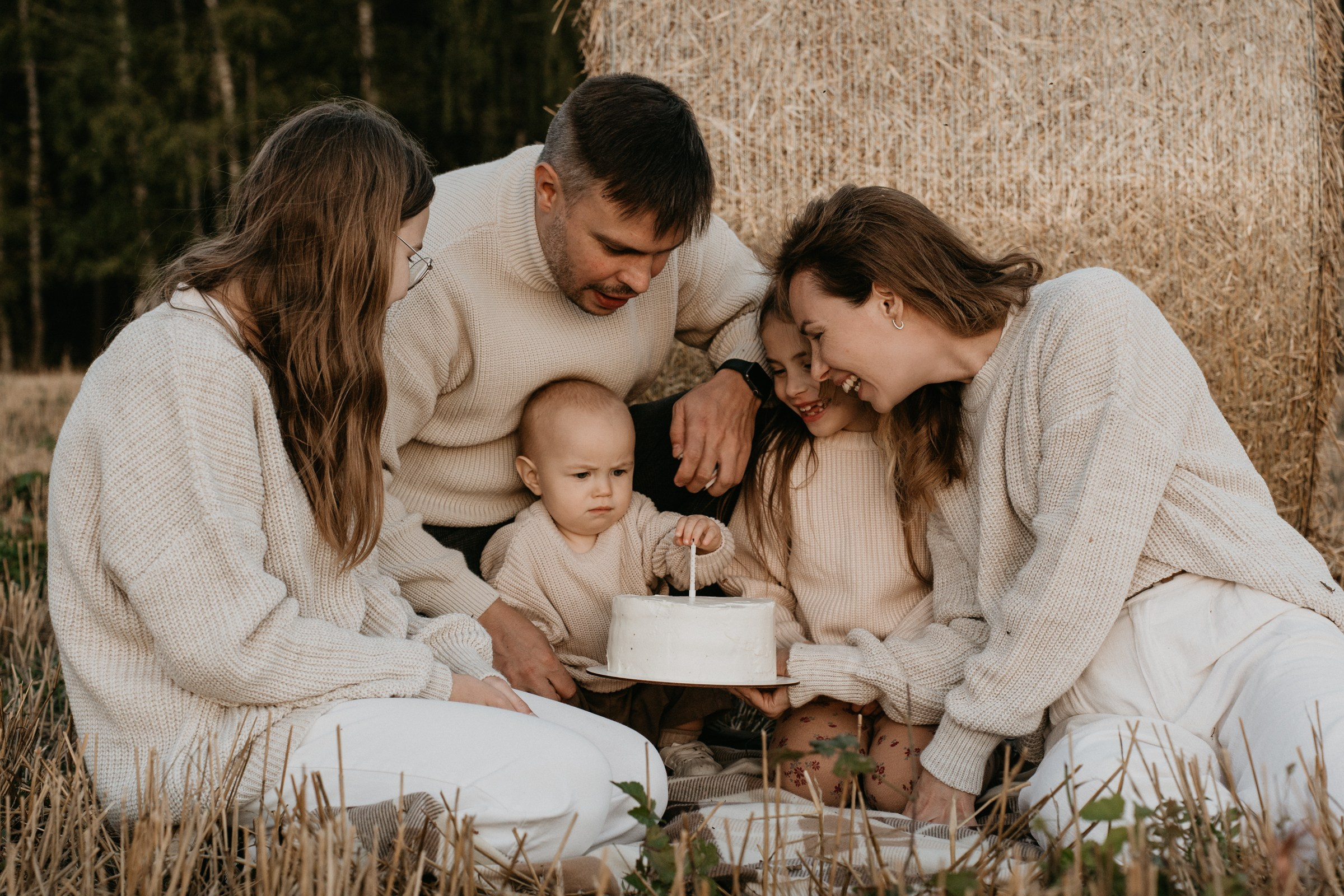 Семейная в полях. Фотохудожник Гордеева Анна г. Владимир