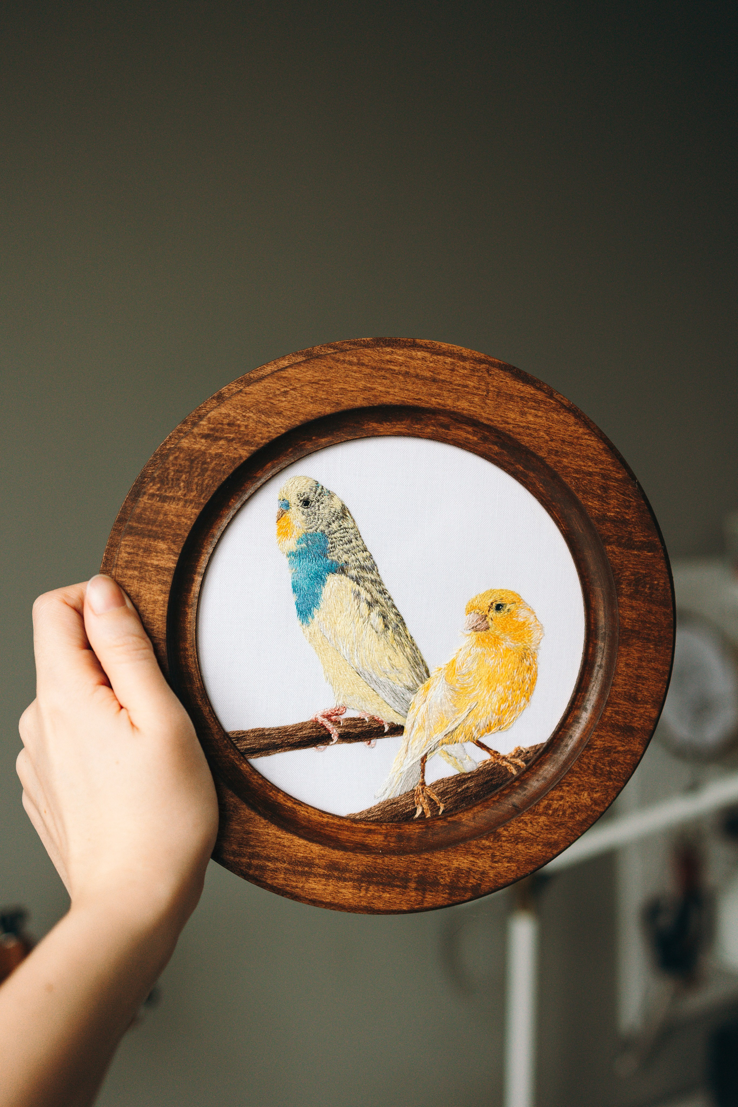 Портфолио. Портретная вышивка питомцев