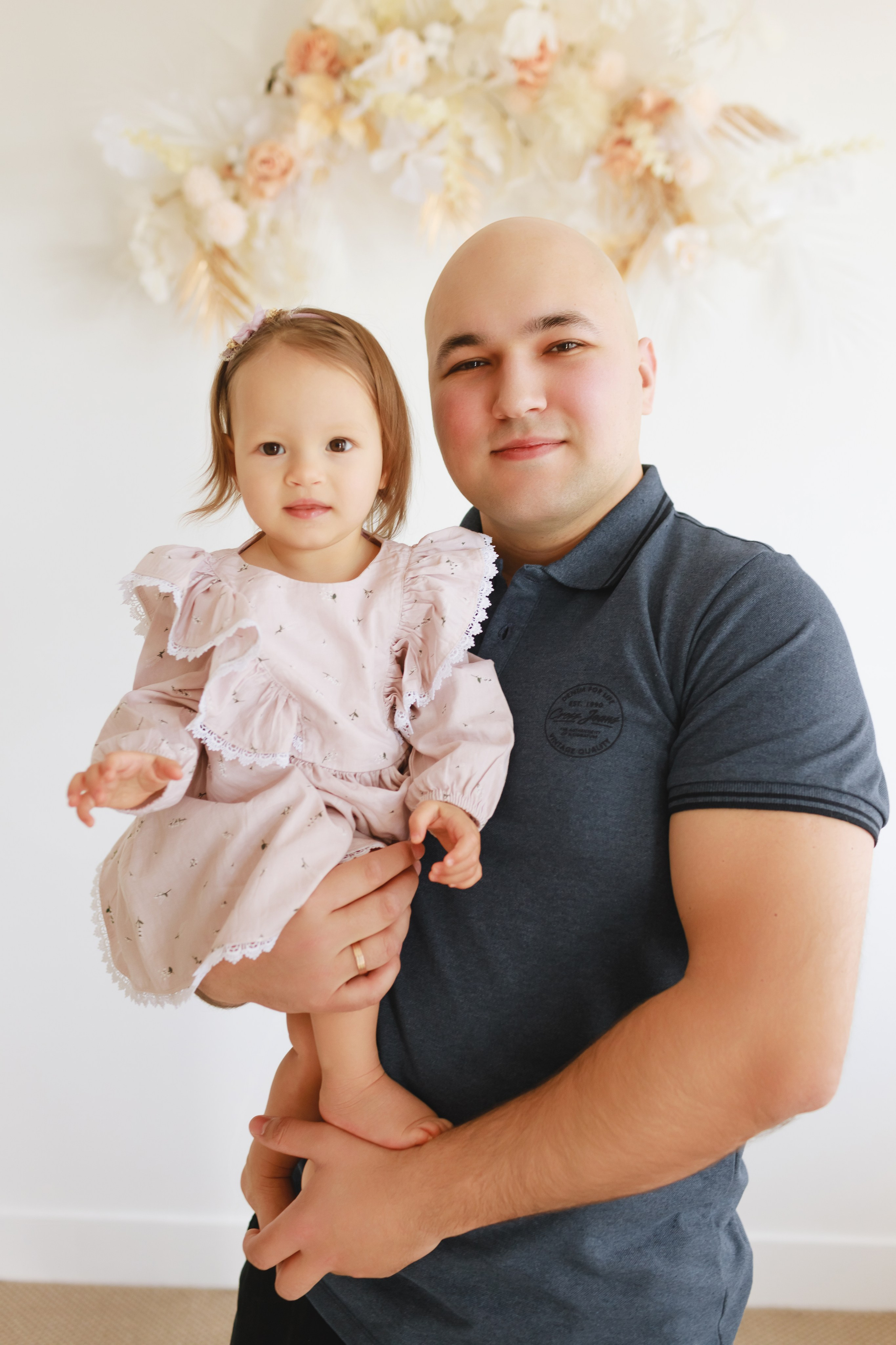 Фотосессия годика с шариками в студии Краснодара. Детский и семейный фотограф в Краснодаре Альбина Морозова