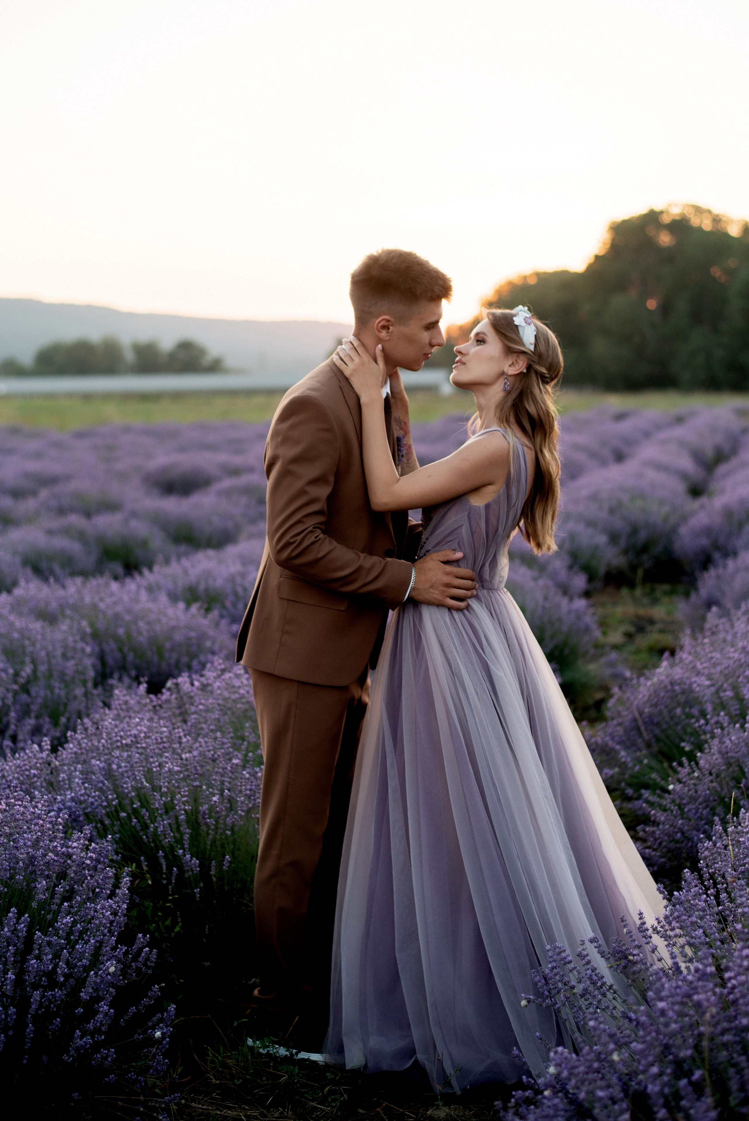 Лавандовое поле. Выездная церемония. Свадебный фотограф Анна Хочева