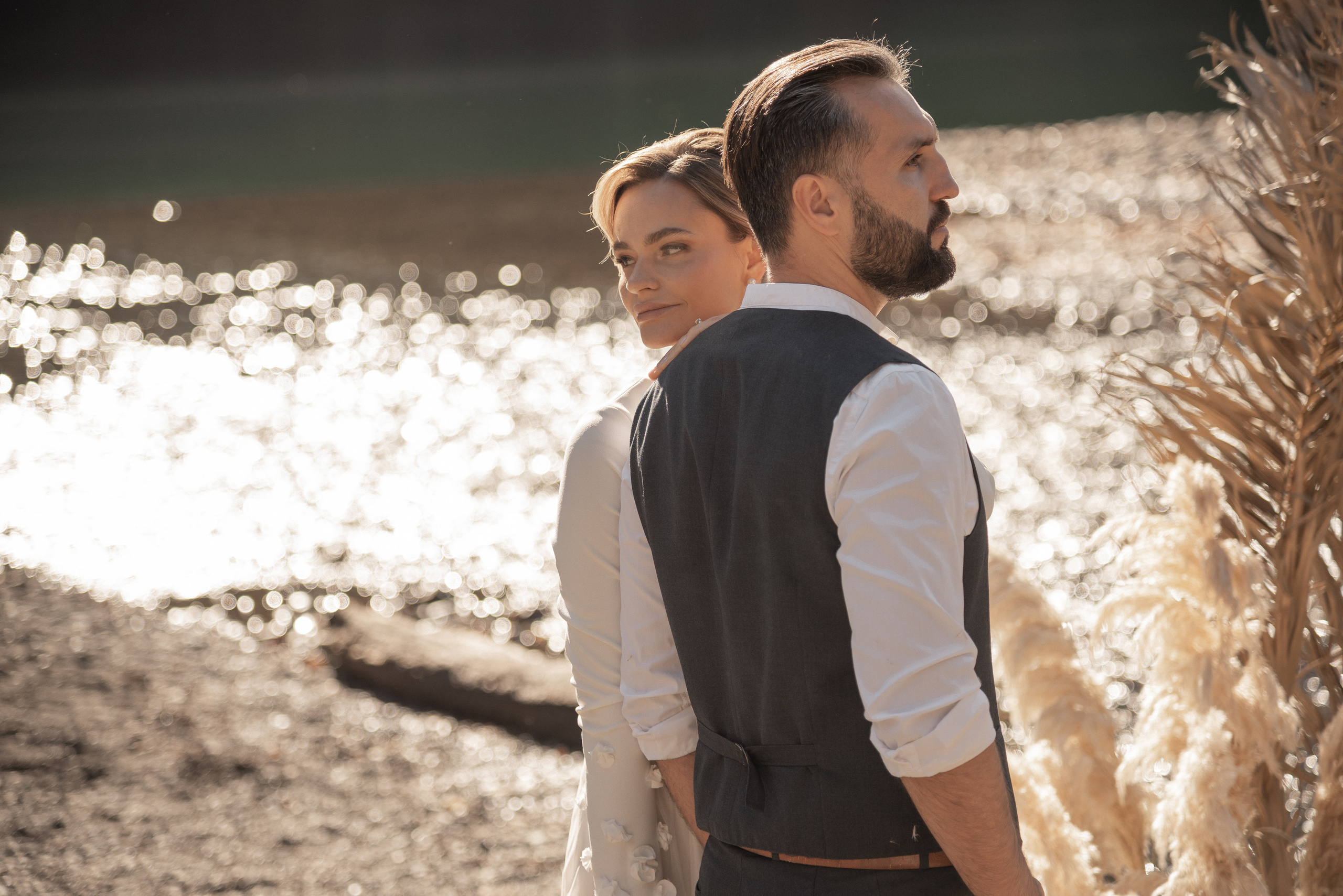 На озере в горах. Свадебный фотограф Анна Хочева