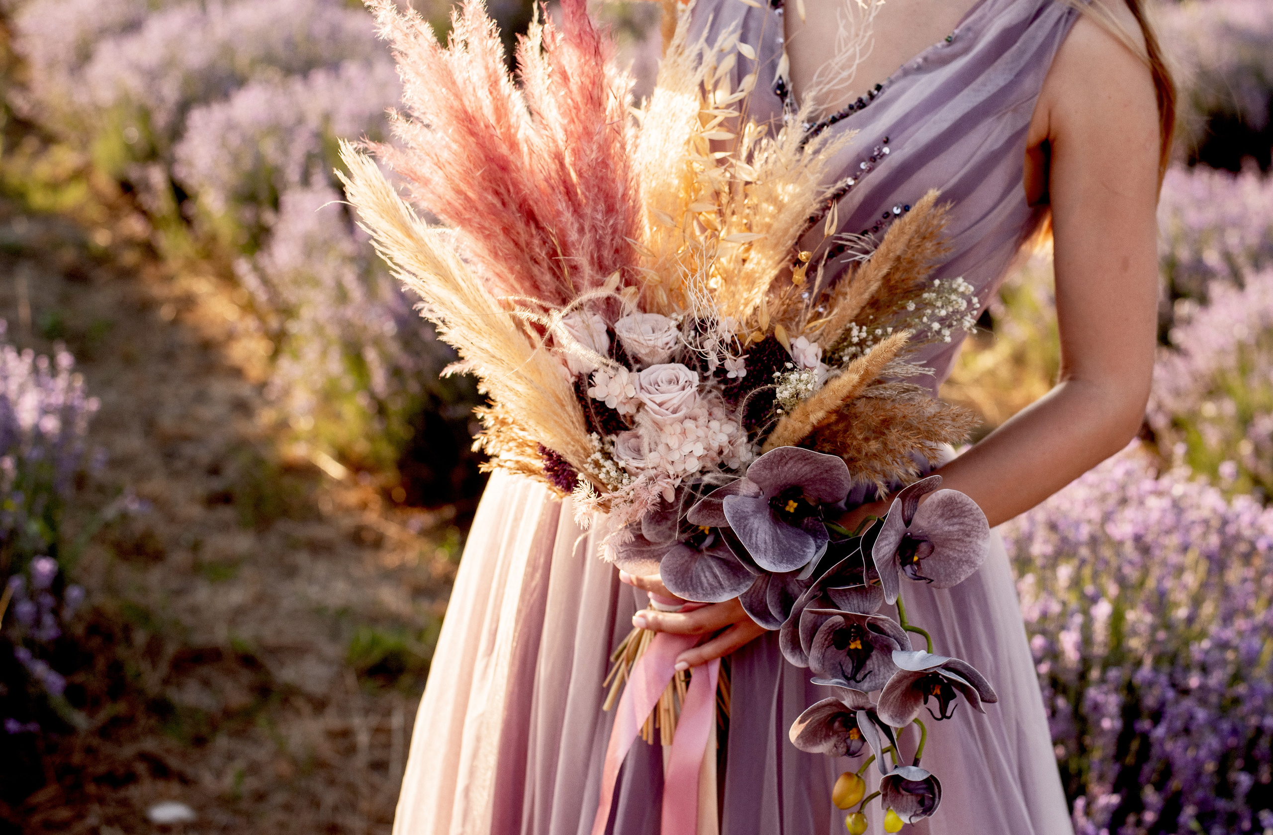 Лавандовое поле. Выездная церемония. Свадебный фотограф Анна Хочева