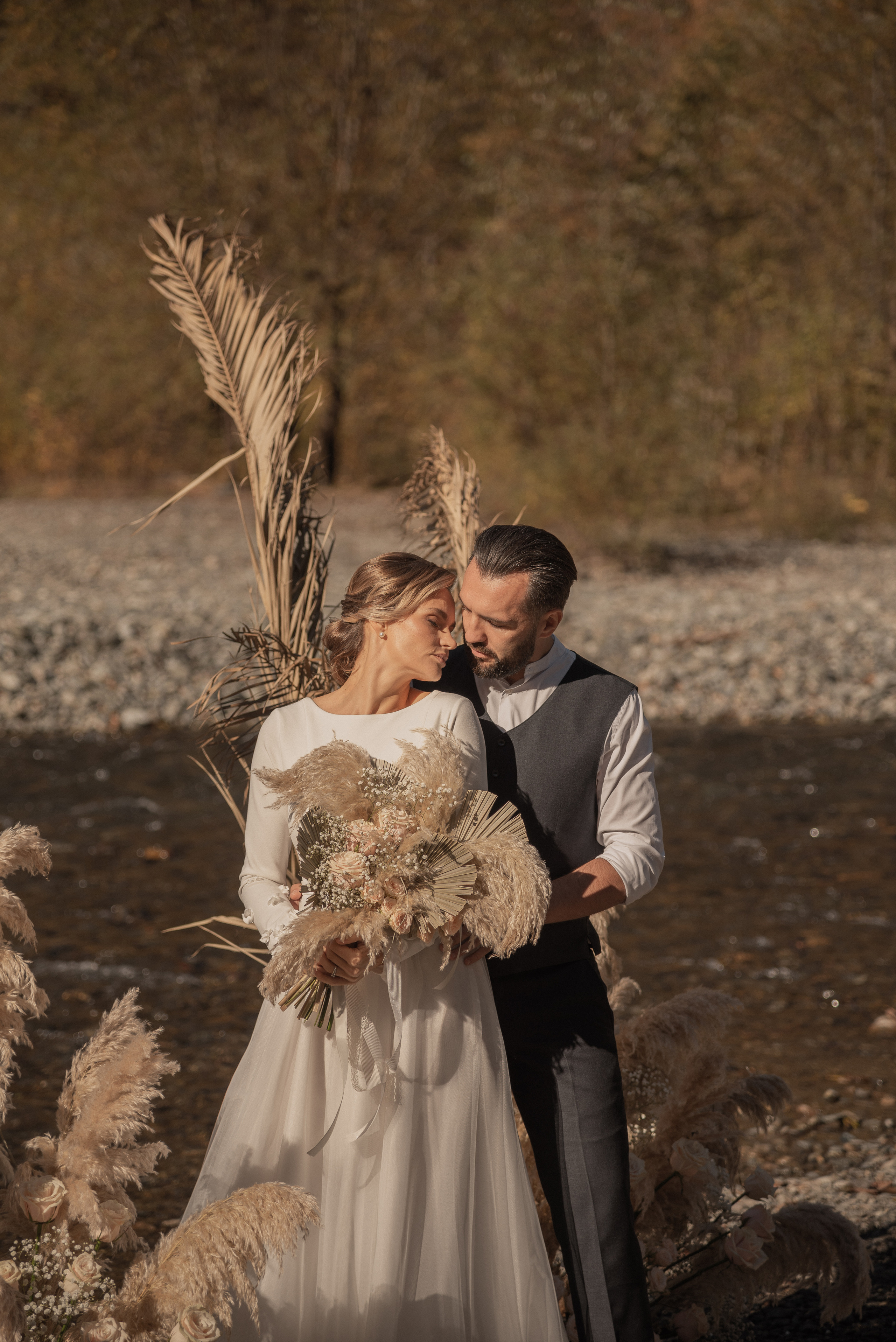 На озере в горах. Свадебный фотограф Анна Хочева