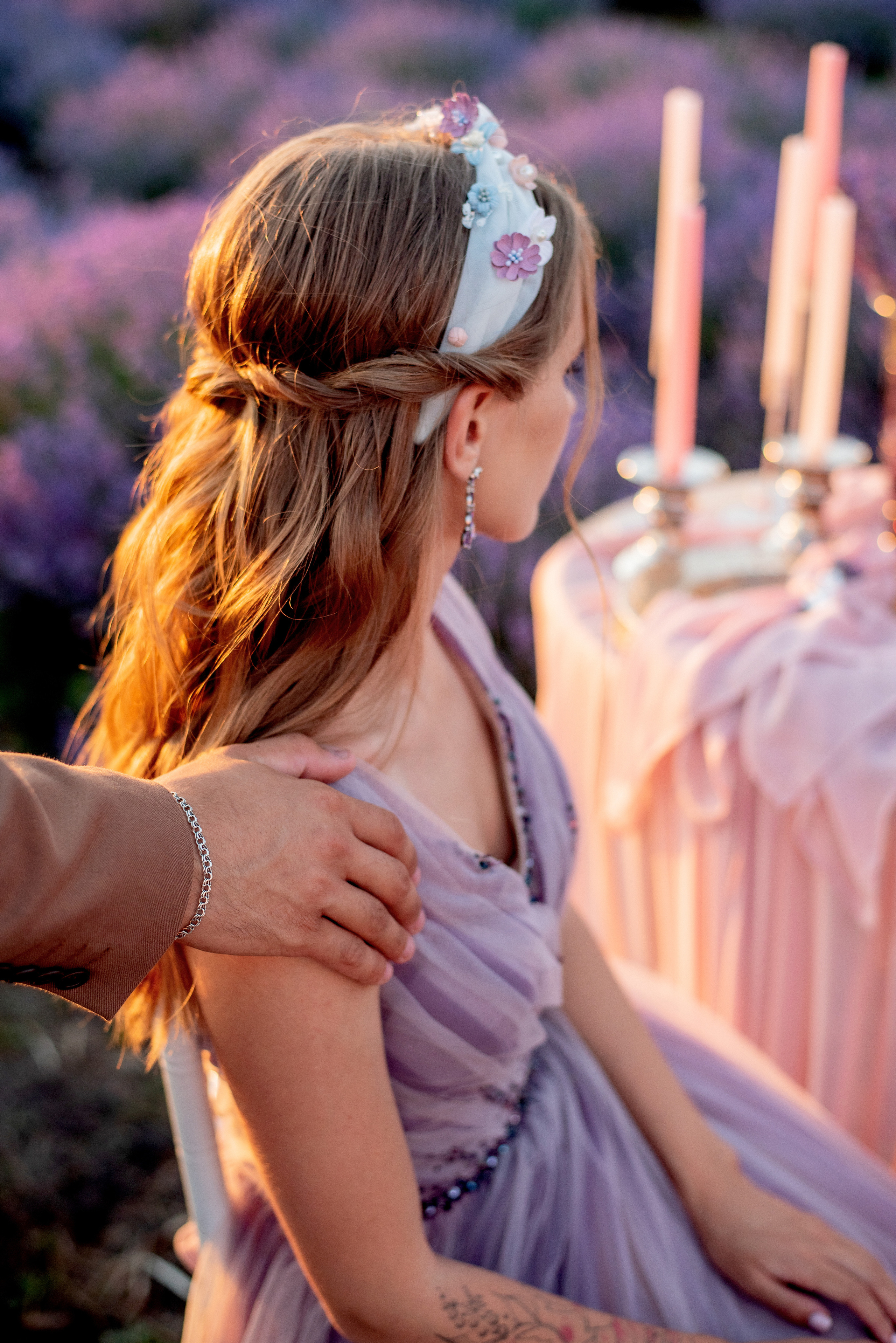 Лавандовое поле. Выездная церемония. Свадебный фотограф Анна Хочева