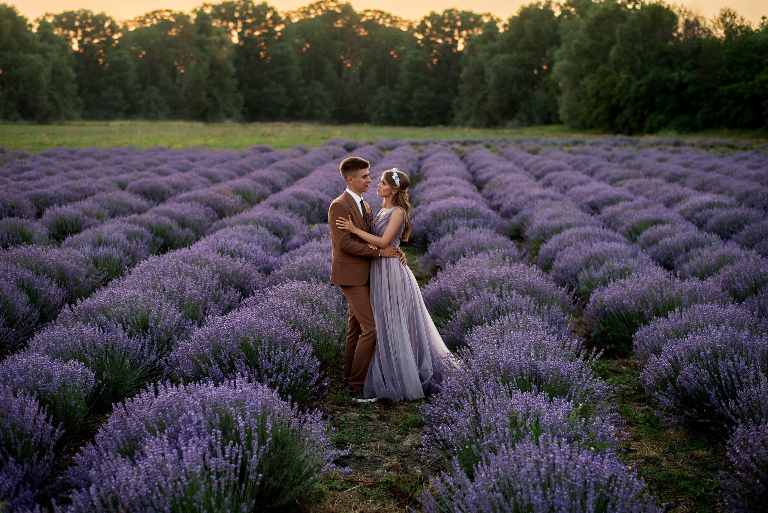 Лавандовое поле. Выездная церемония. Свадебный фотограф Анна Хочева