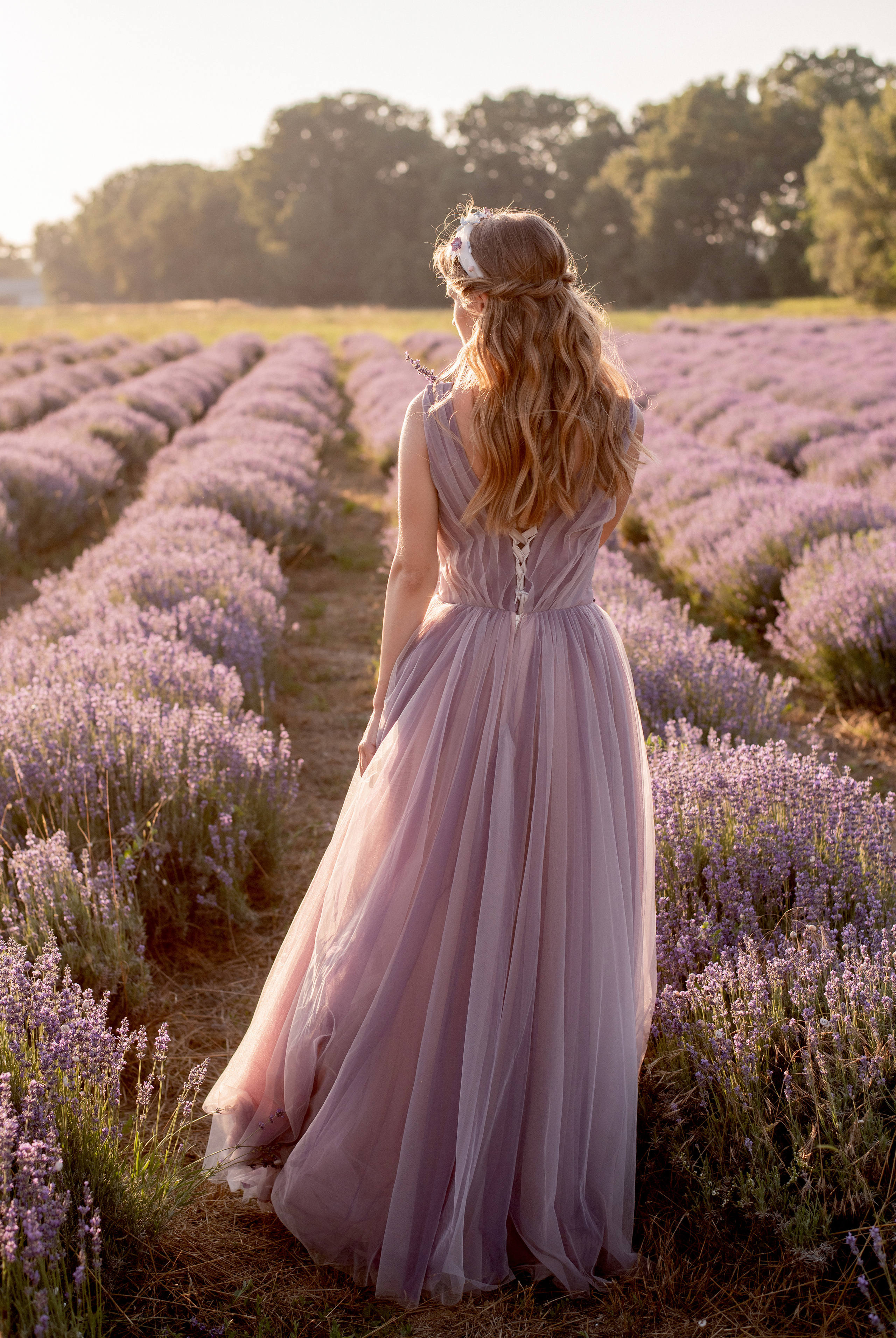 Лавандовое поле. Выездная церемония. Свадебный фотограф Анна Хочева