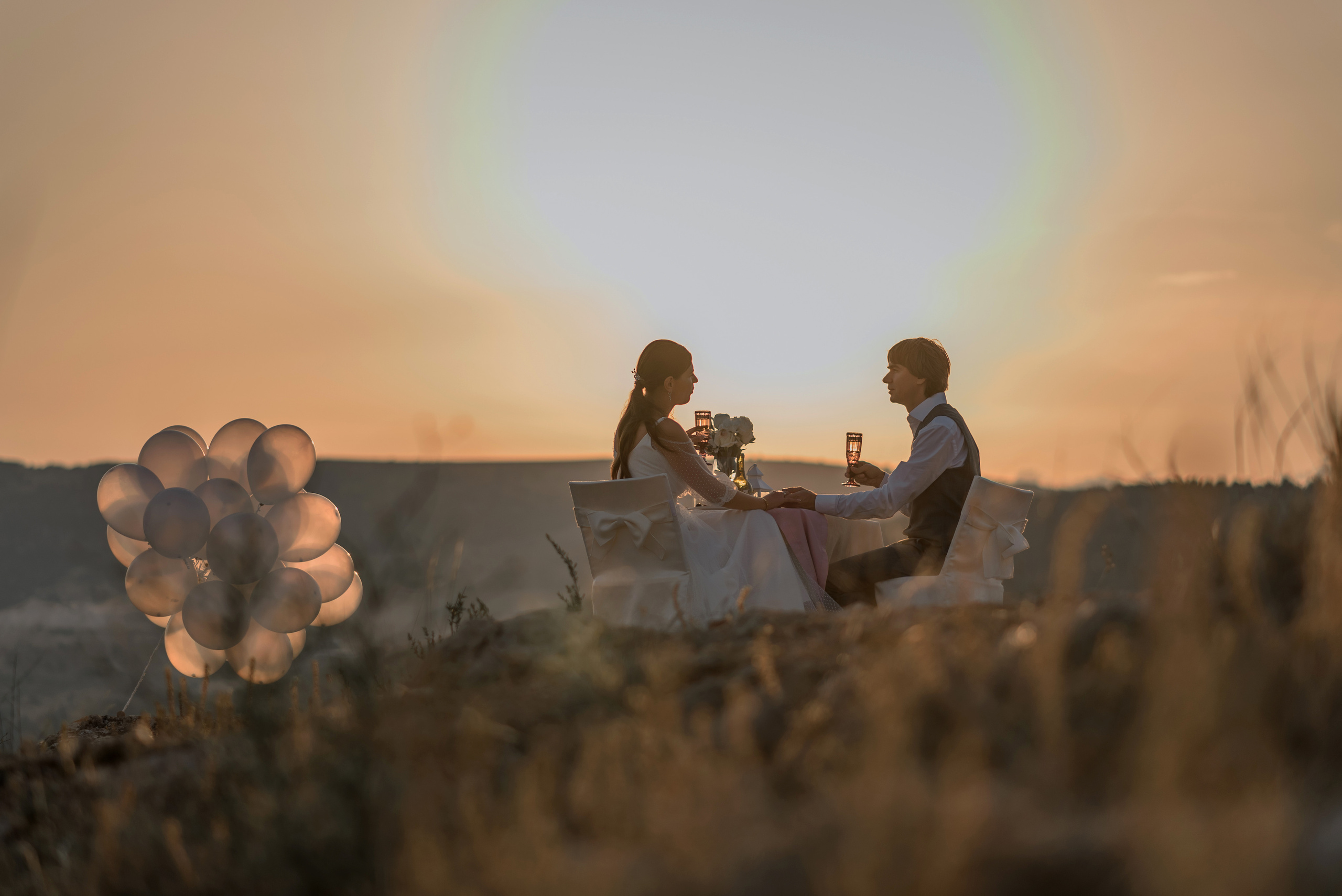 Сергей и Юля. Закат в Балаклаве. Свадебный фотограф Анна Хочева