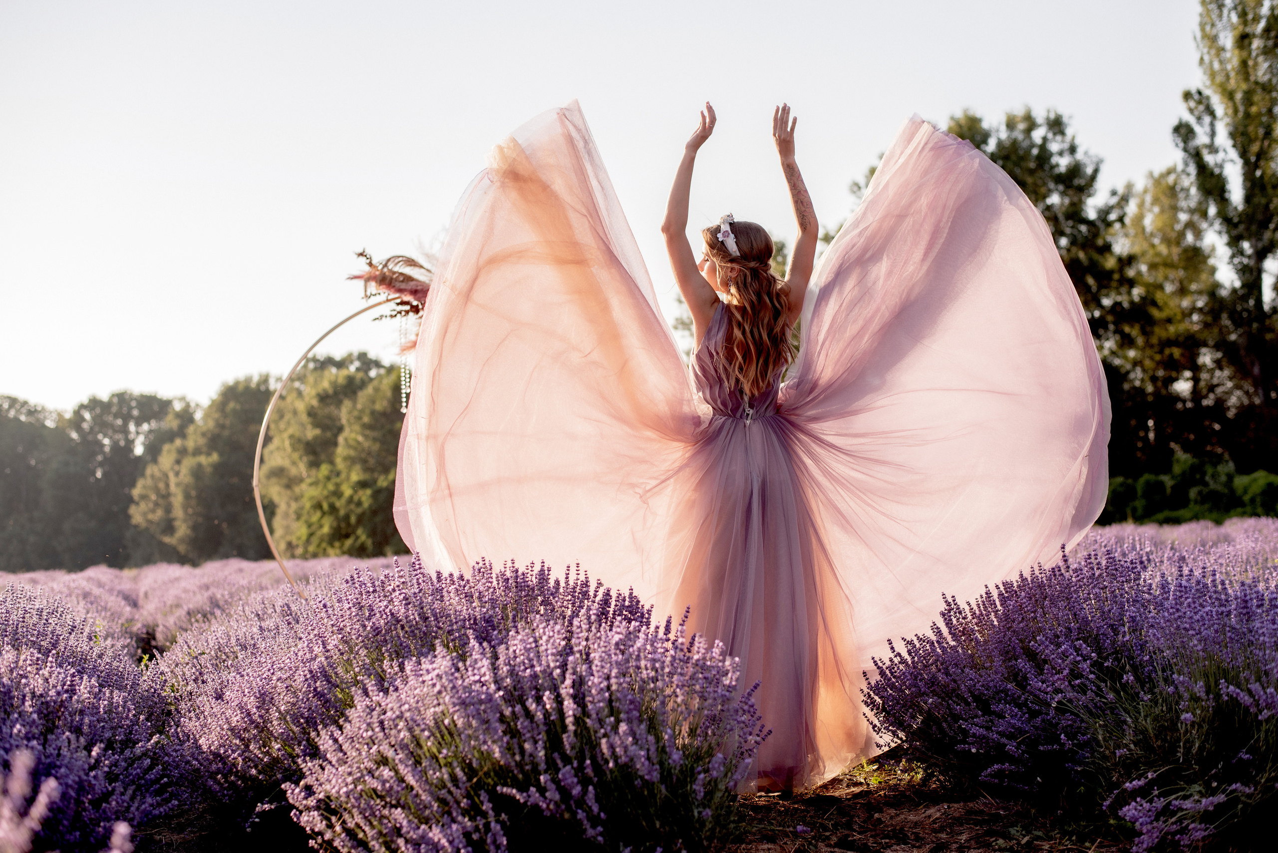 Лавандовое поле. Выездная церемония. Свадебный фотограф Анна Хочева