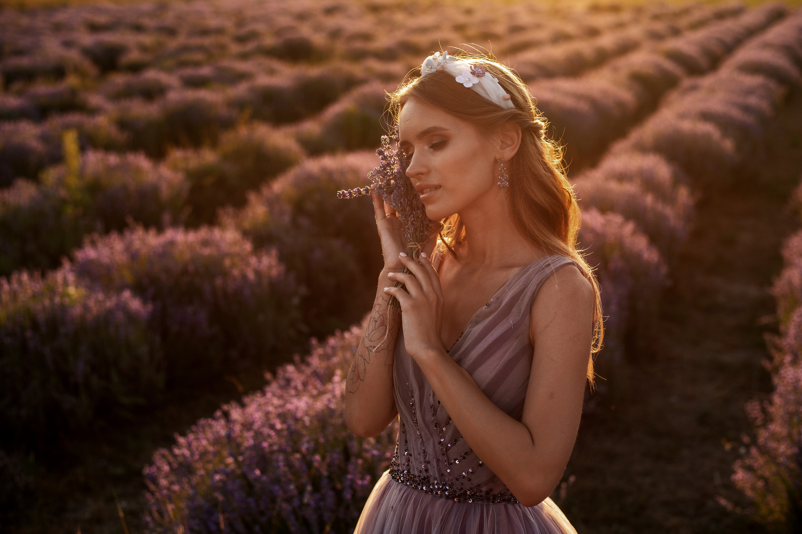 Лавандовое поле. Выездная церемония. Свадебный фотограф Анна Хочева