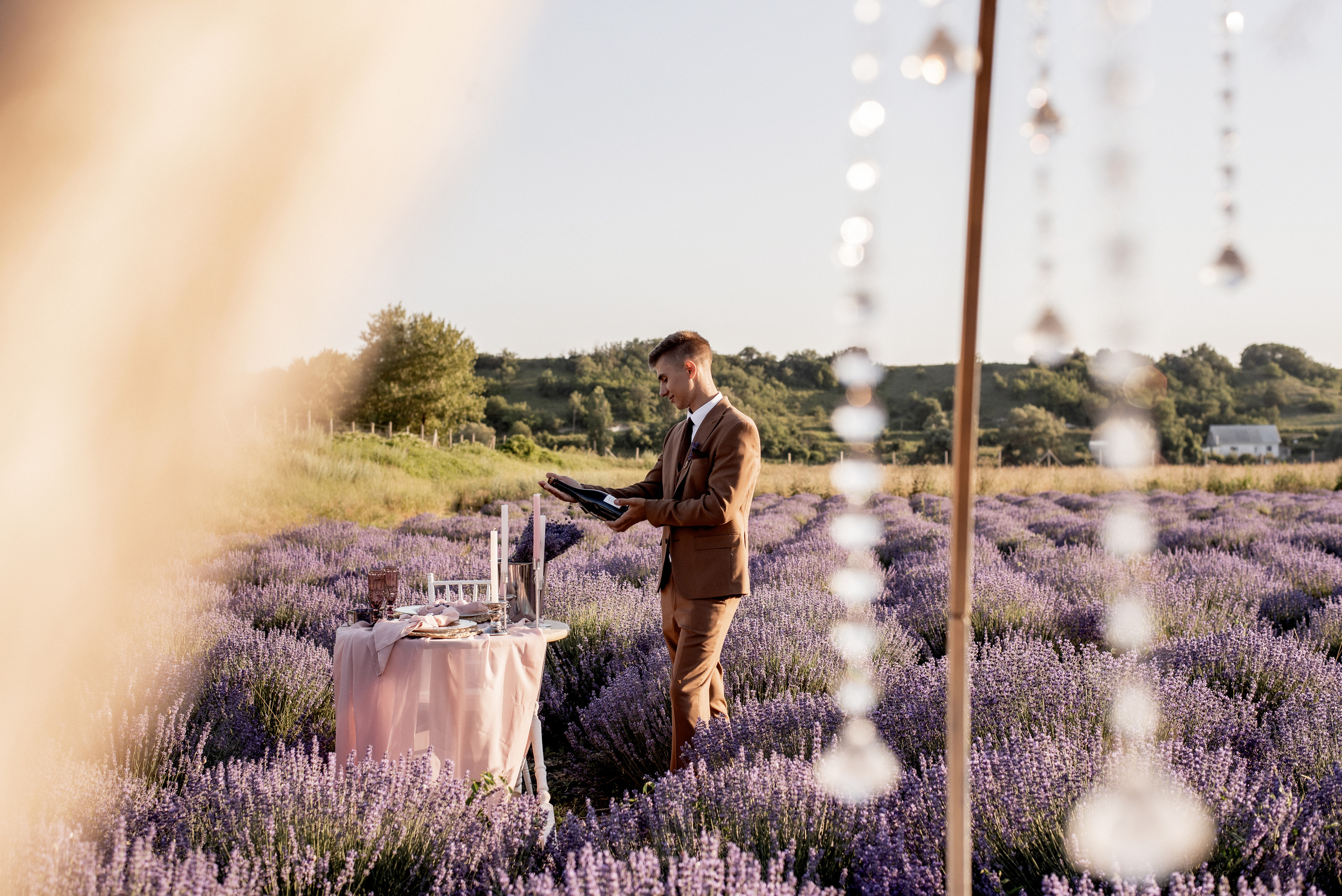 Лавандовое поле. Выездная церемония. Свадебный фотограф Анна Хочева