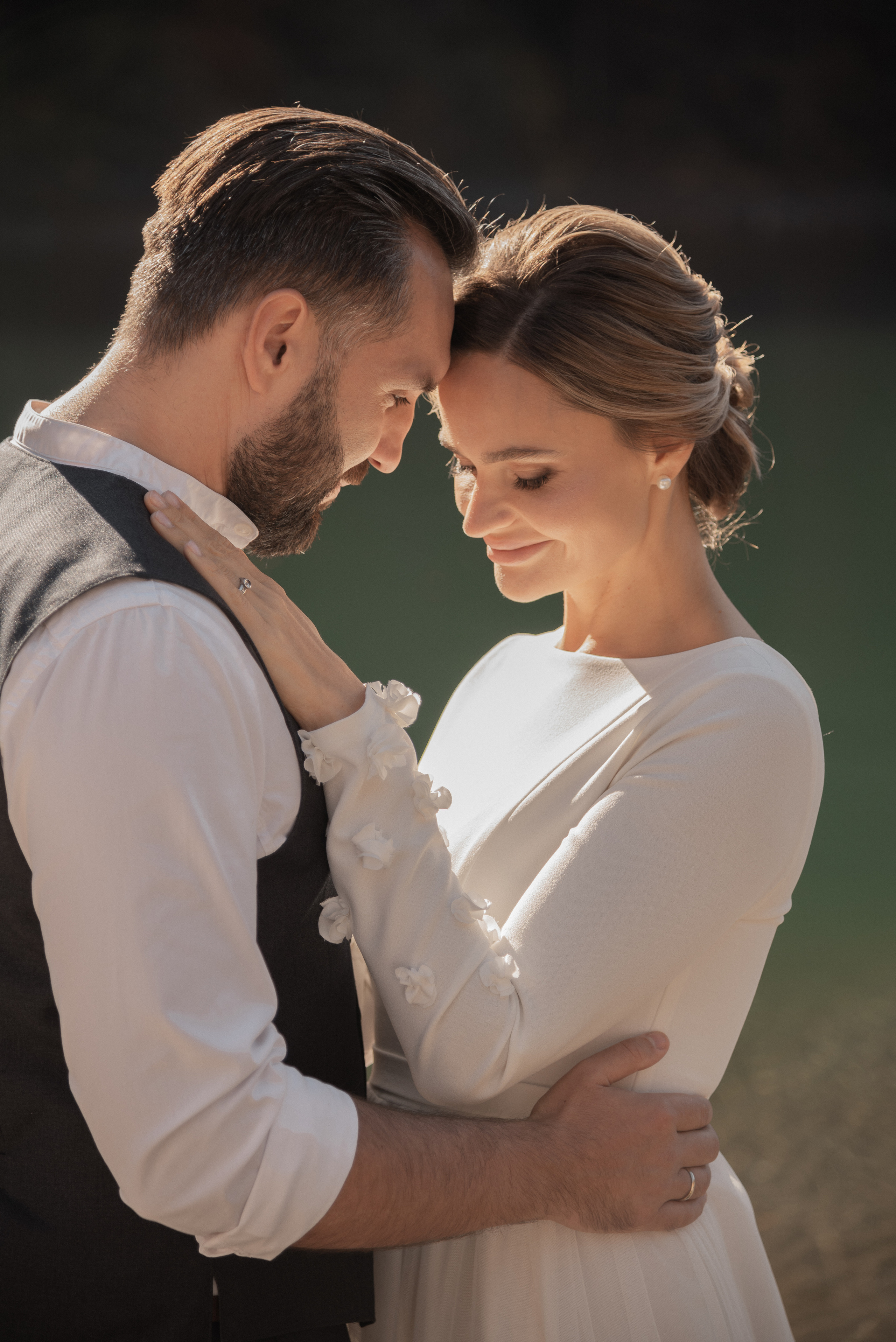 На озере в горах. Свадебный фотограф Анна Хочева