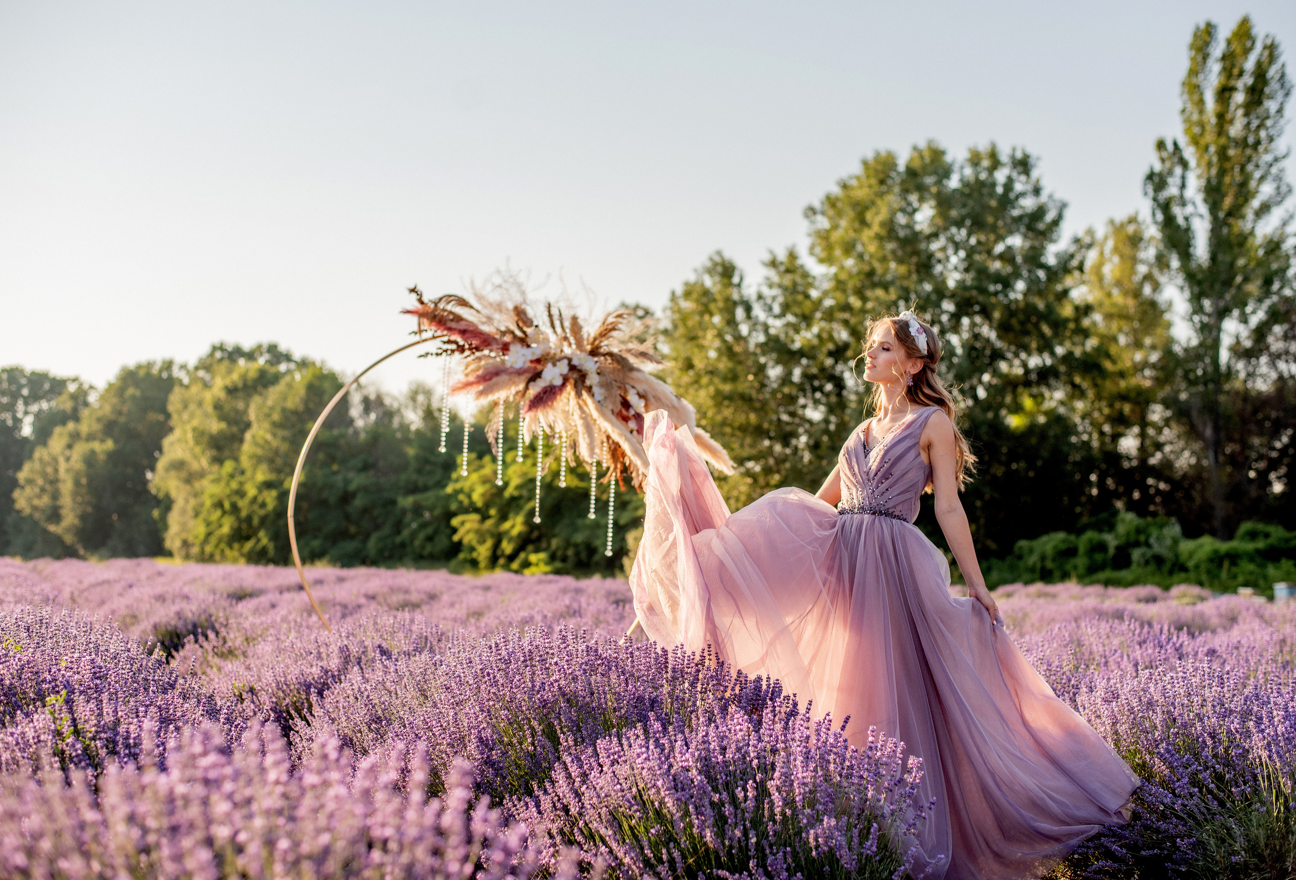 Лавандовое поле. Выездная церемония. Свадебный фотограф Анна Хочева