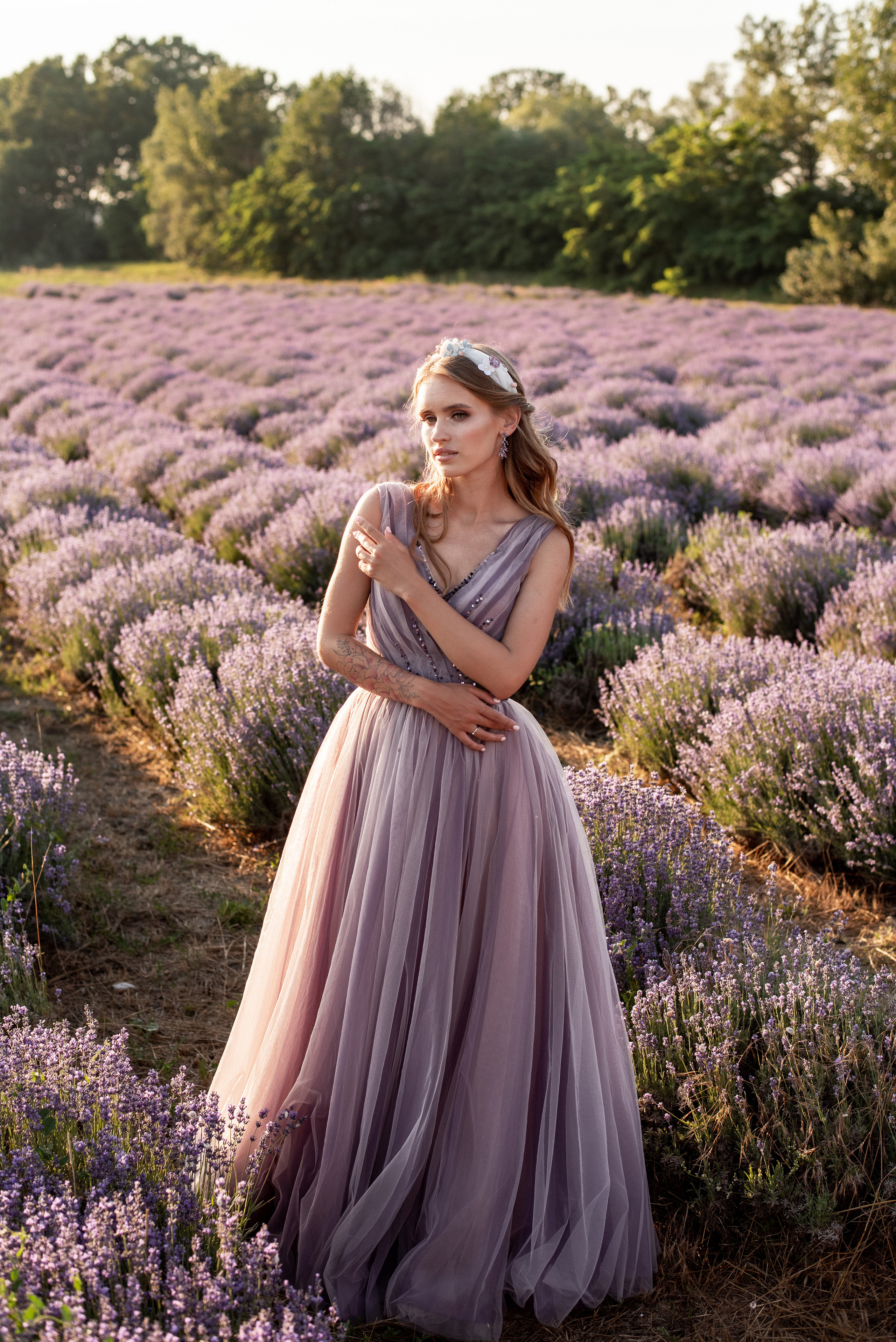 Лавандовое поле. Выездная церемония. Свадебный фотограф Анна Хочева