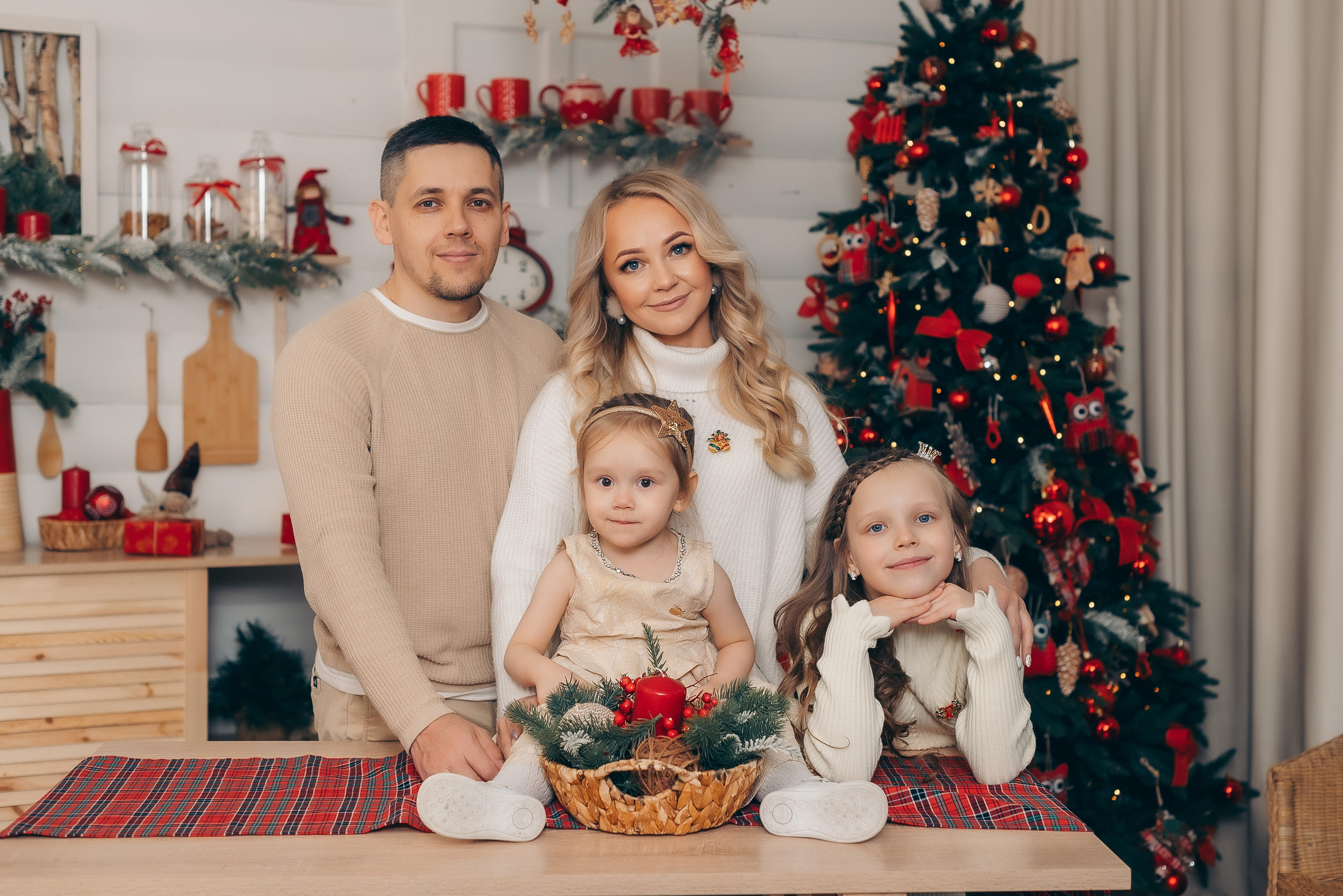 Новый год в студии. Фотографы Ивановы Краснодарский край