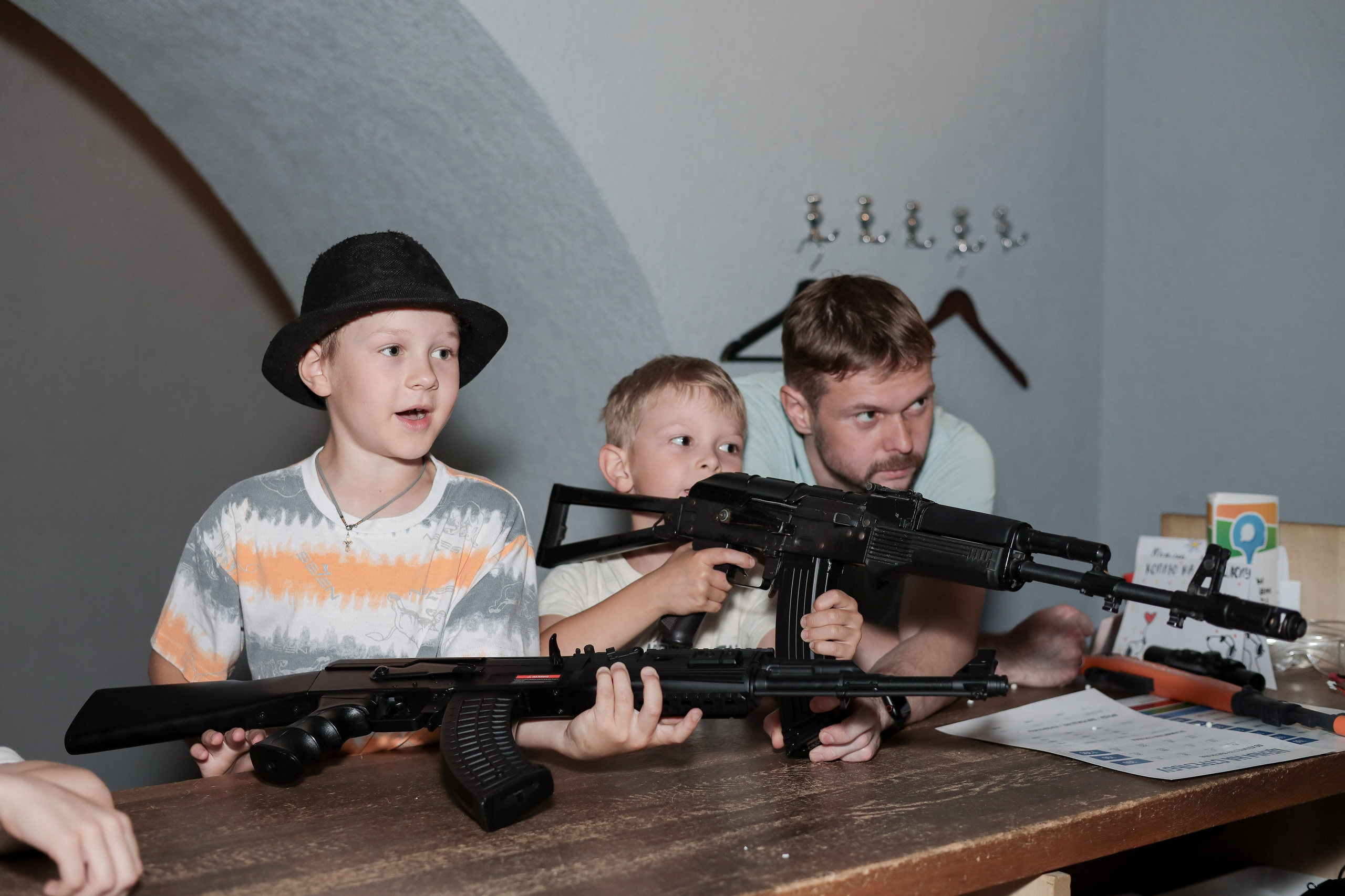 День рождение в стрелковом клубе. Фотограф Надршина Лилия