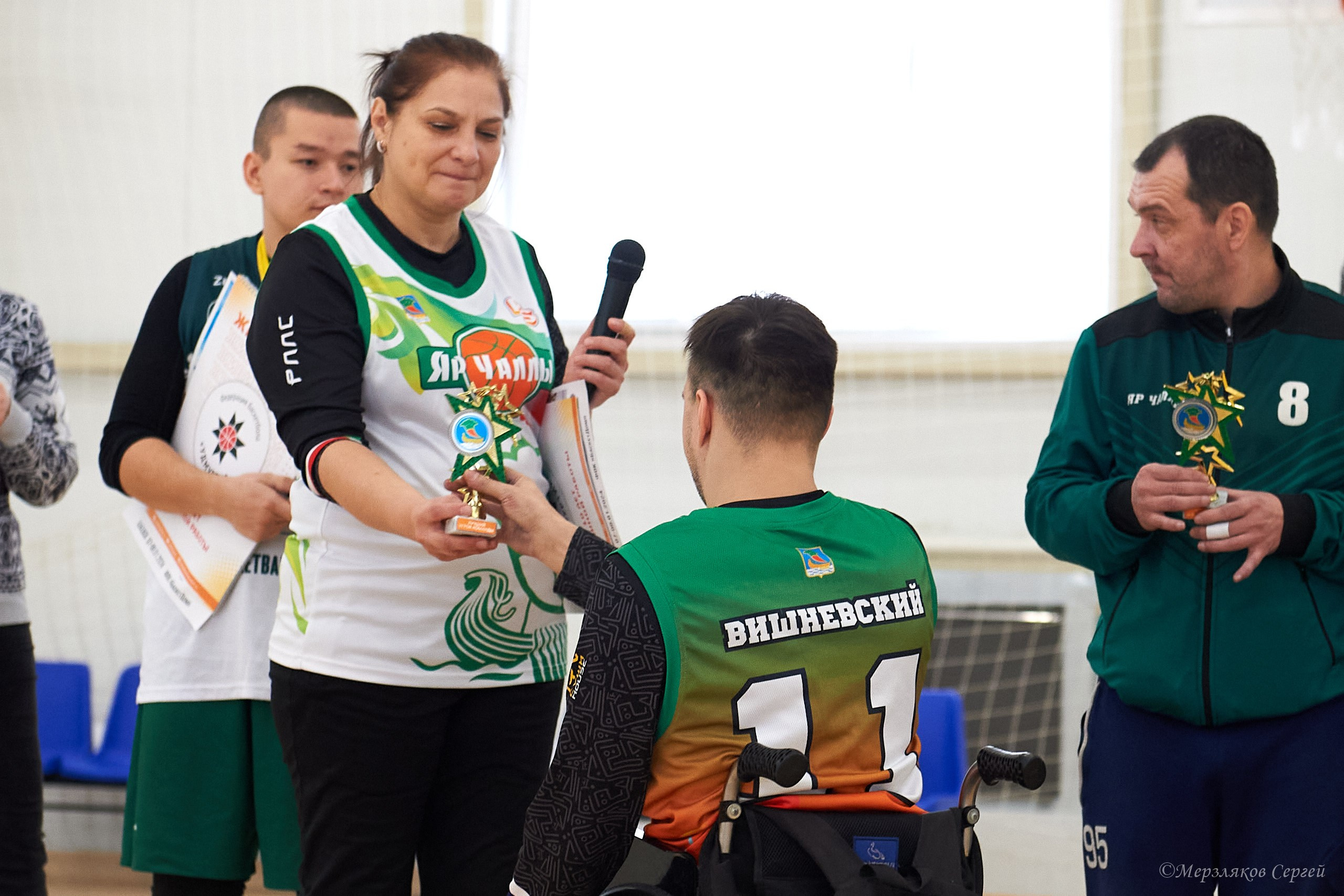 X традиционный Рождественский турнир по баскетболу на колясках. Ижевск. Спортивный репортажный фотограф в Ижевске Сергей Мерзляков