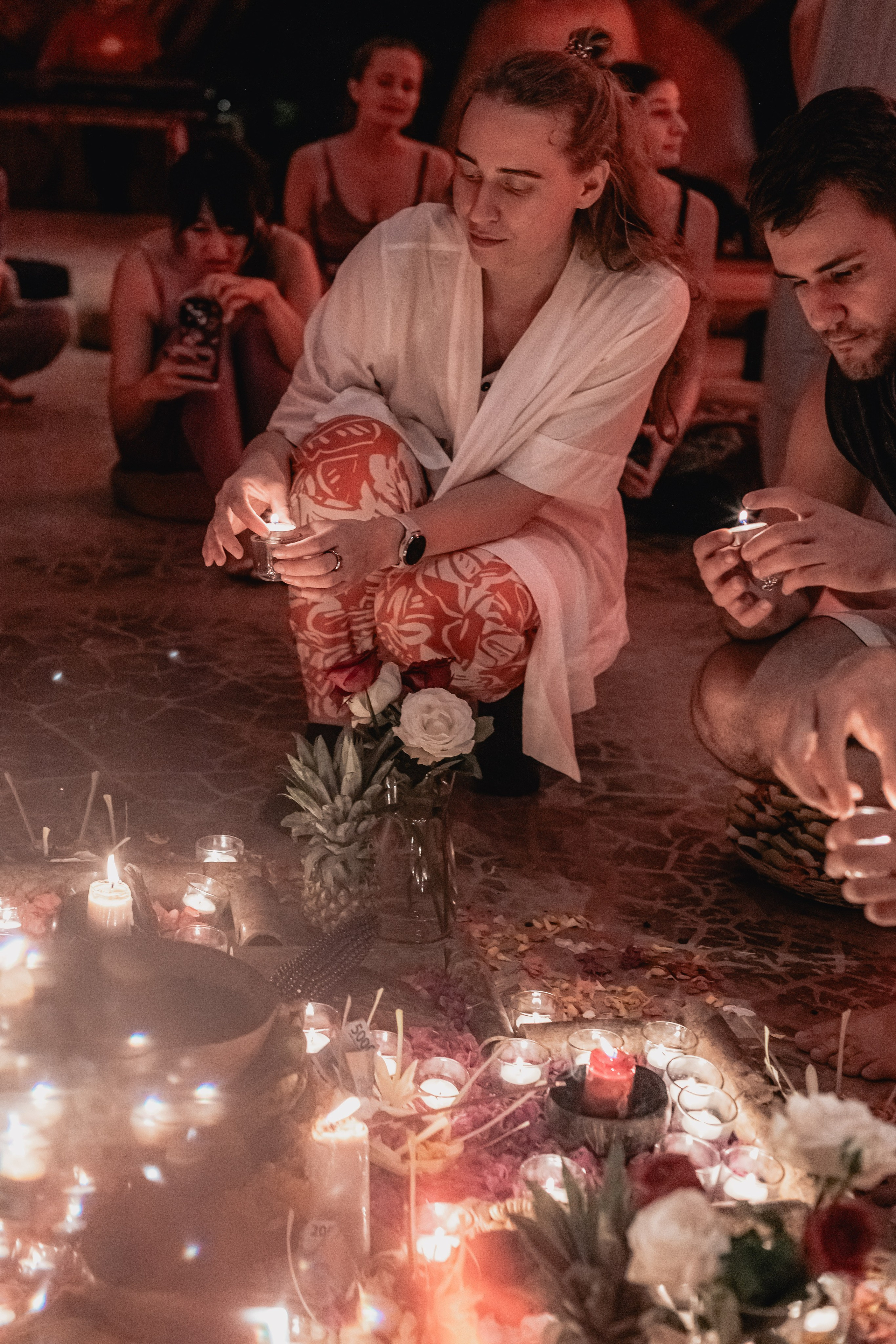 Cacao ceremony Full moon jan w Juan. Mariam Bagdasaryan