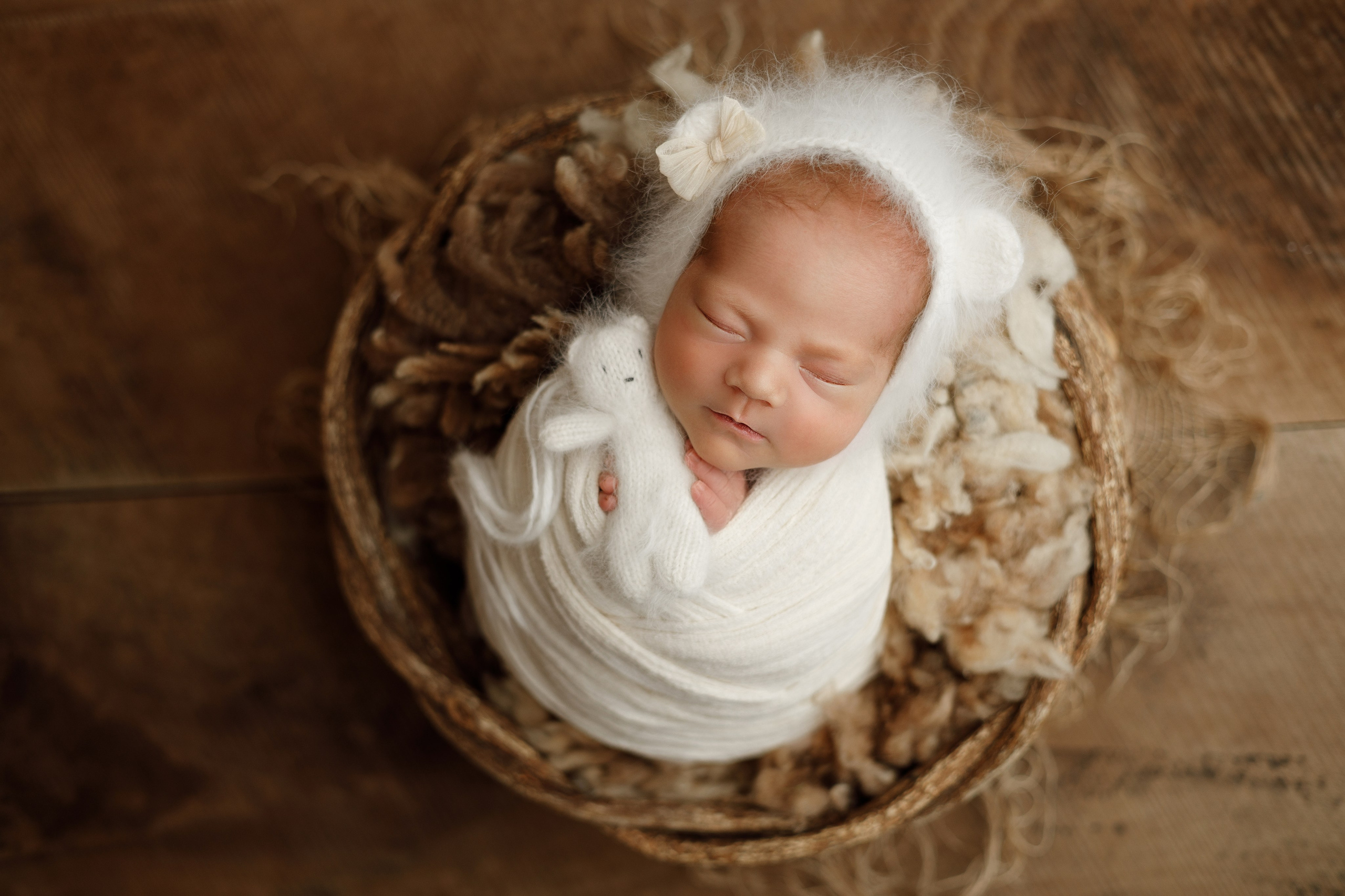 Новорожденные. Алена. Профессиональная детская и семейная фотостудия в Краснодаре