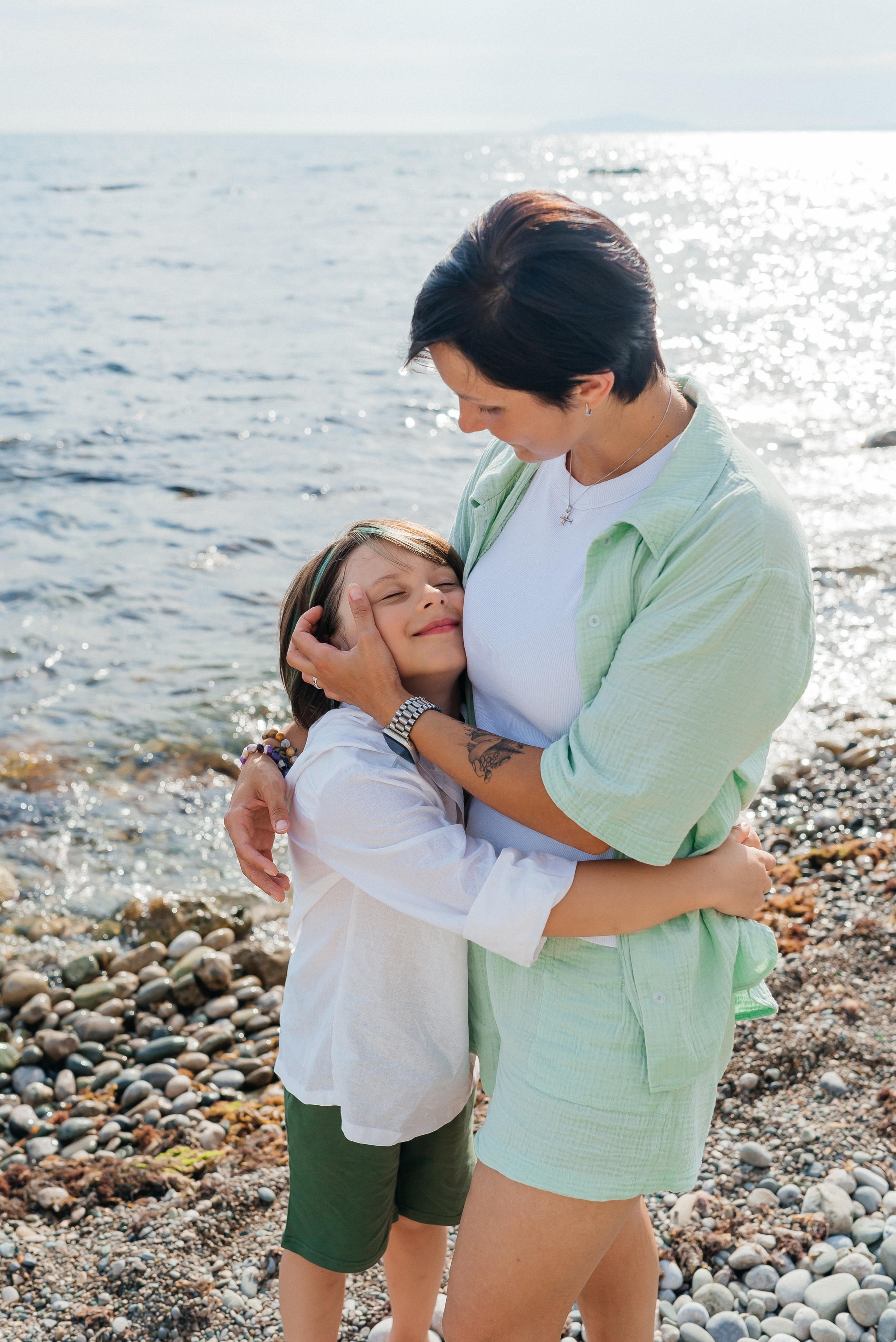 СЕМЕЙНАЯ ФОТОСЕССИЯ У МОРЯ В ОРДЖОНИКИДЗЕ