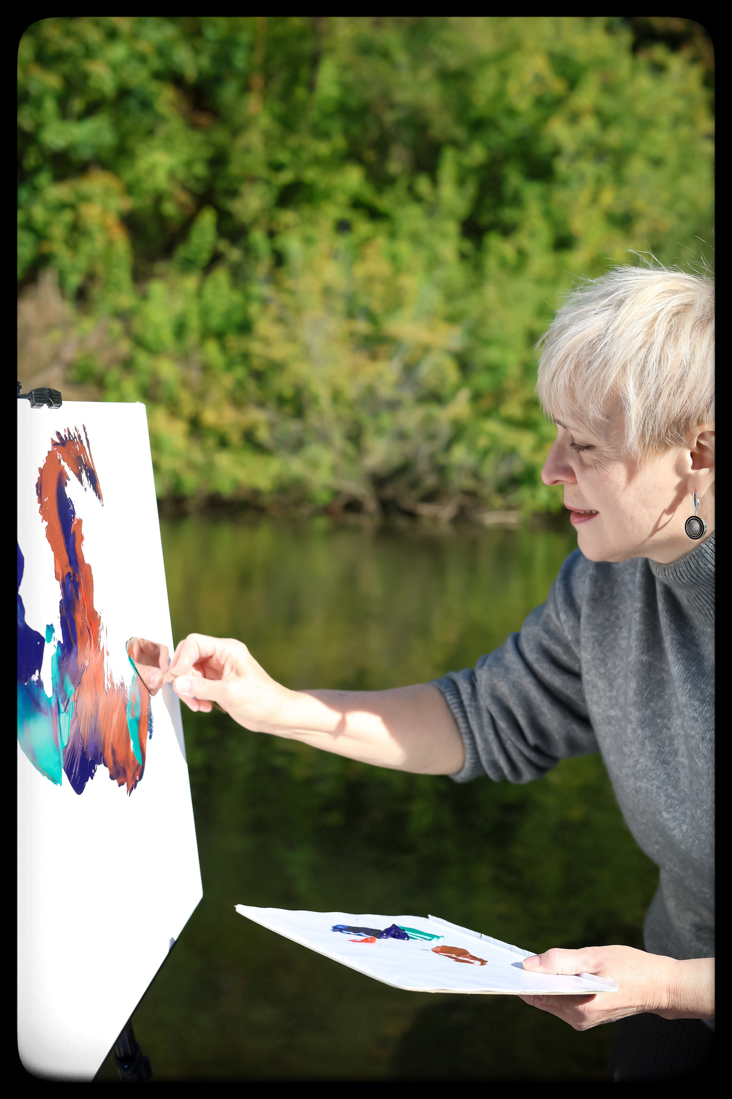 Художник,рисование,творчество на природе. Мария Чашина. Семейный и детский фотограф г. Москва