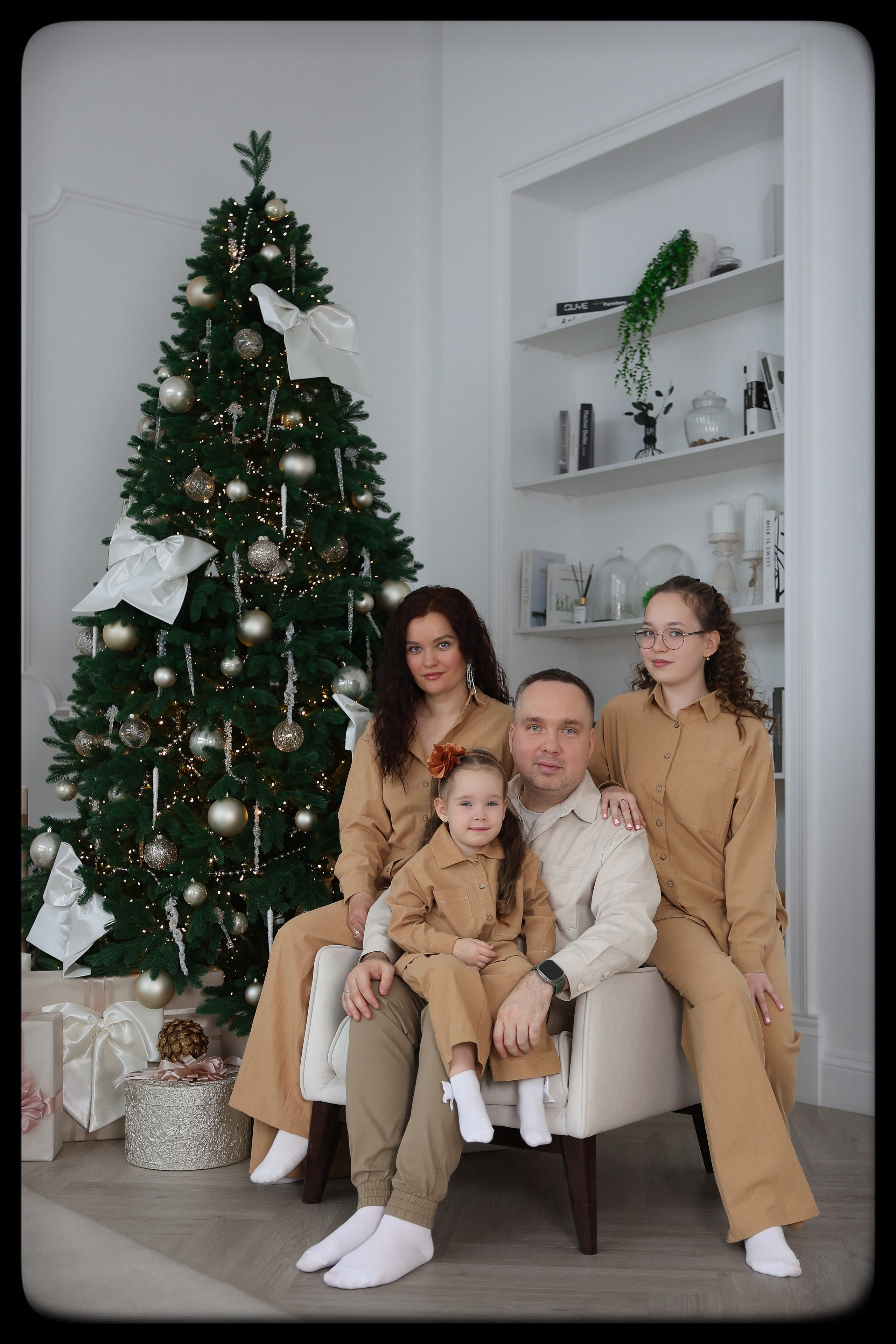 Новогодняя семейная фотосессия. Мария Чашина. Семейный и детский фотограф г. Москва