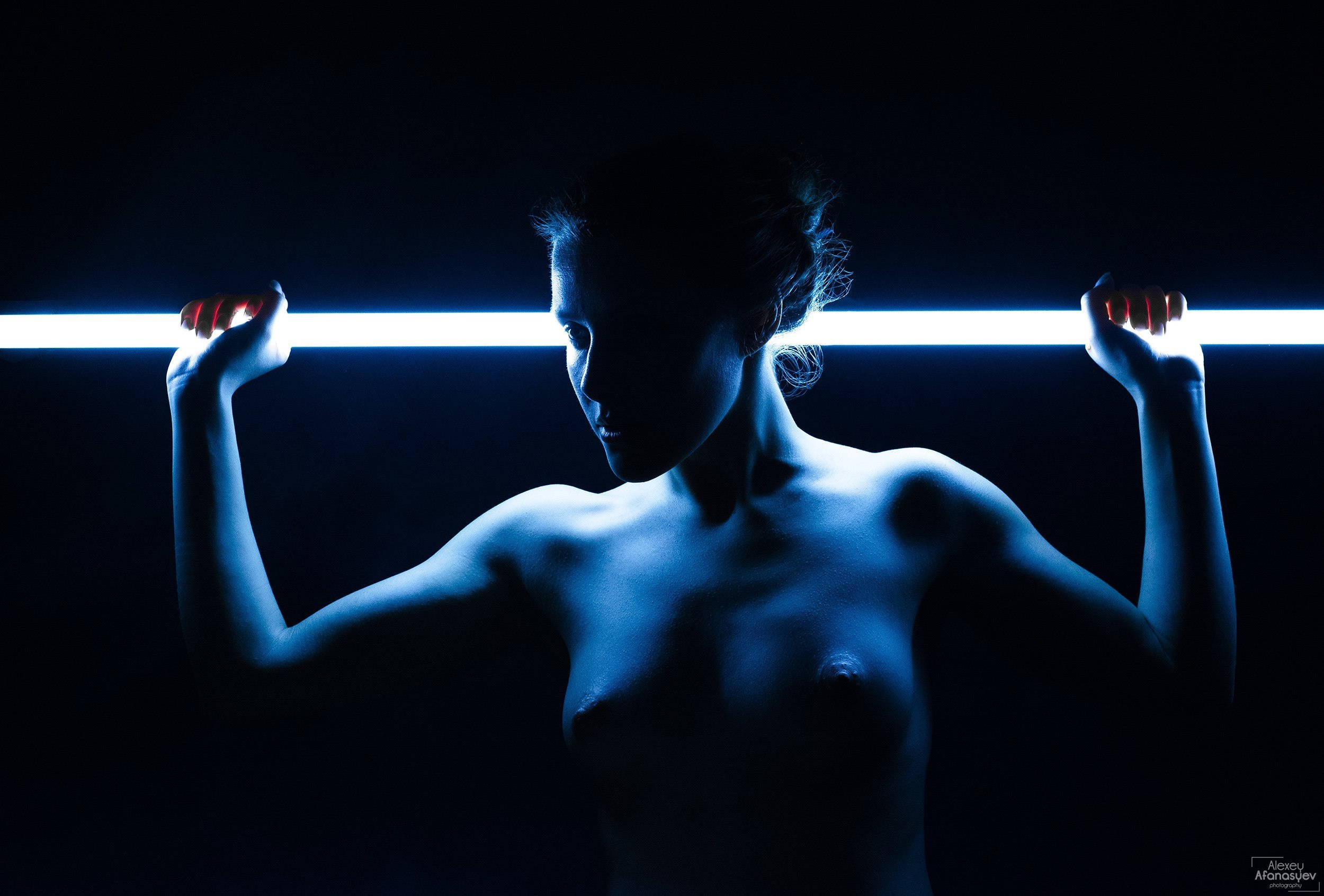 Фотосессия Обнаженный джедай. Портретная фотосъемка в Москве. Фотограф Алексей Афанасьев