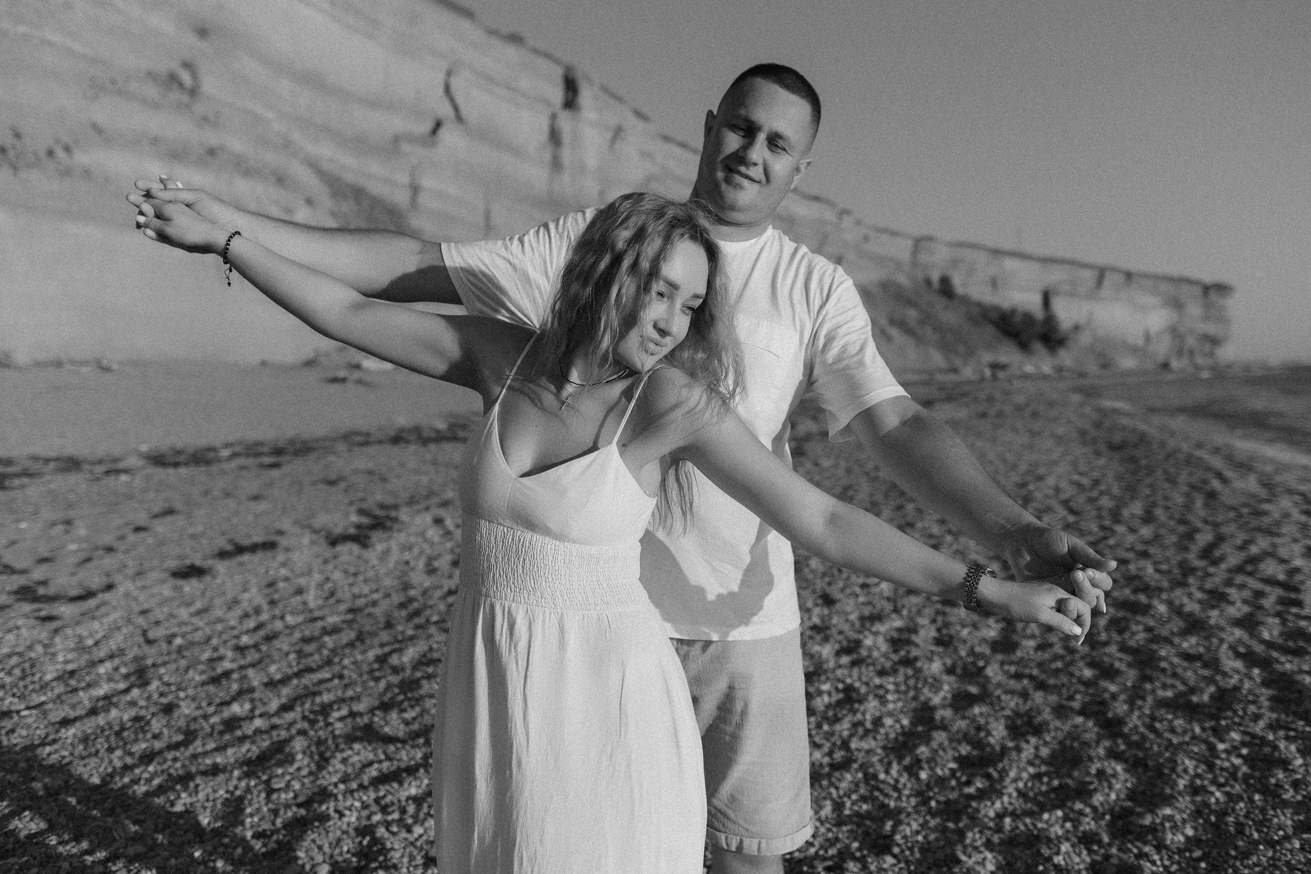 Море, закат, любовь🖤. Свадебный фотограф Мироманов Николай в Крыму