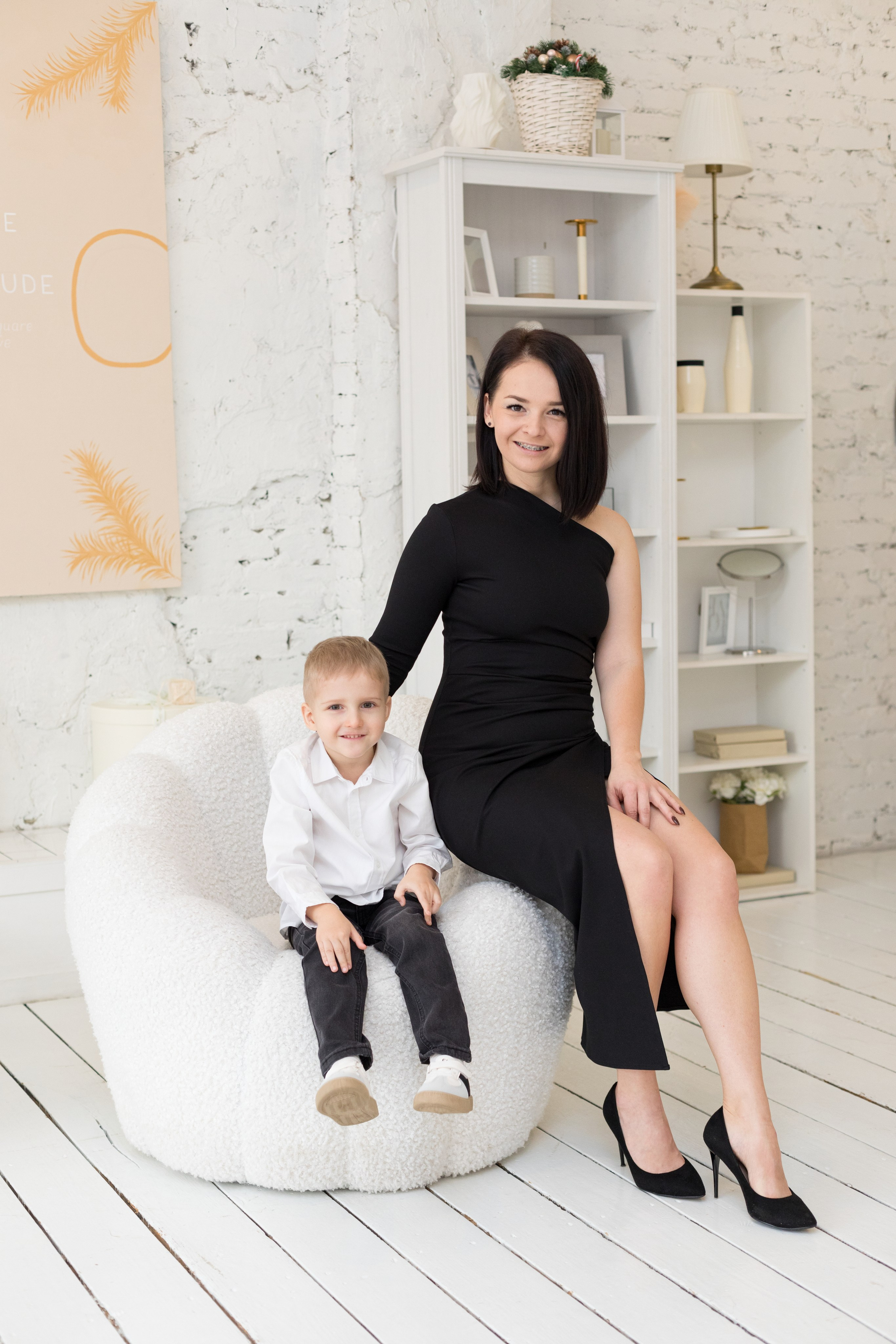 Новогодняя фотосессия Вероники и Феди. Детский и контент фотограф Надя Волкова Санкт-Петербург