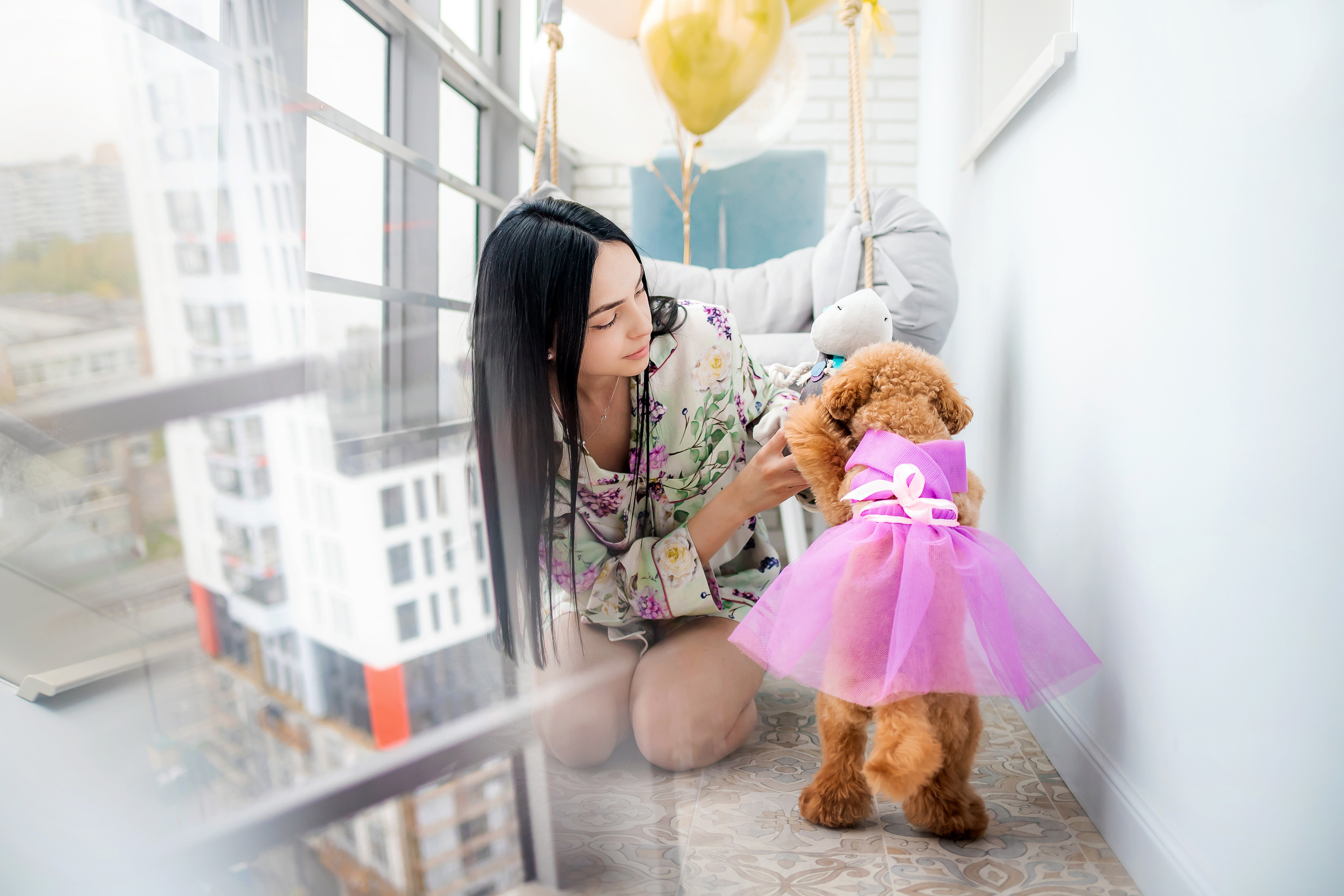 Фотосессия дня рождения собаки