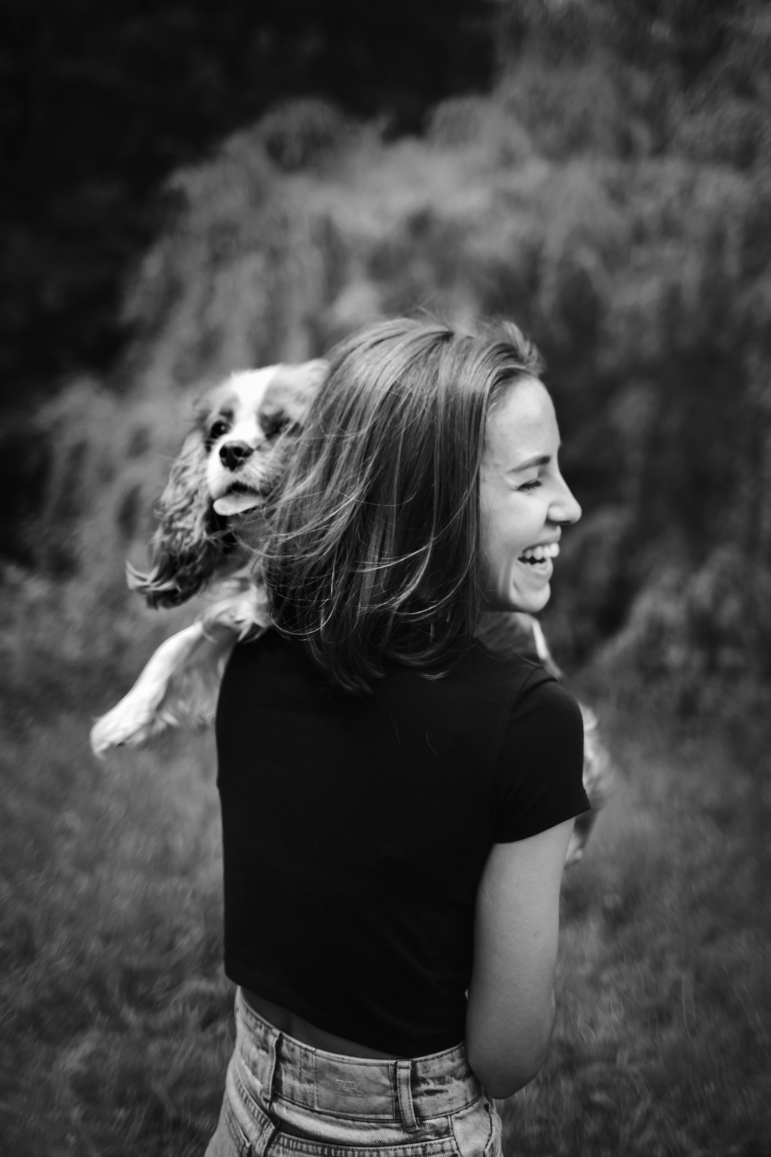 фотосессия с собакой