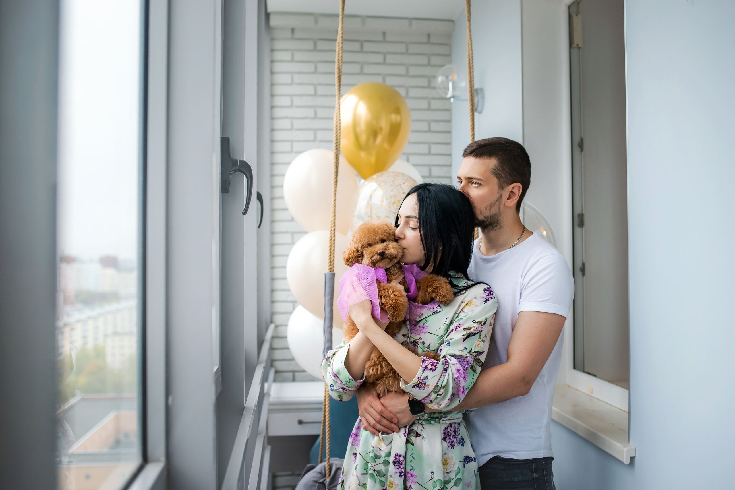 Фотосессия дня рождения собаки