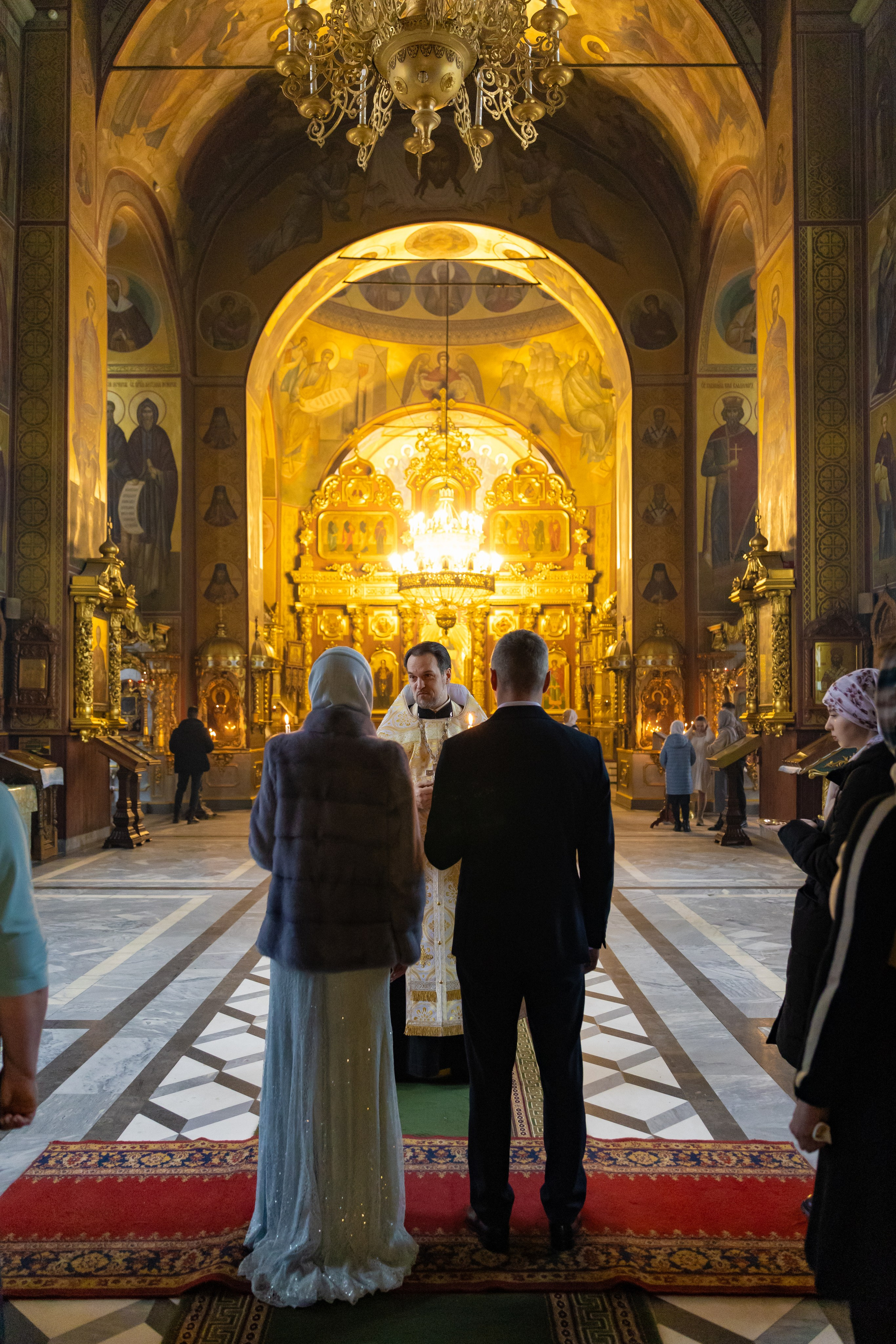 Венчание в Преображенском соборе. Фотограф Белгород
