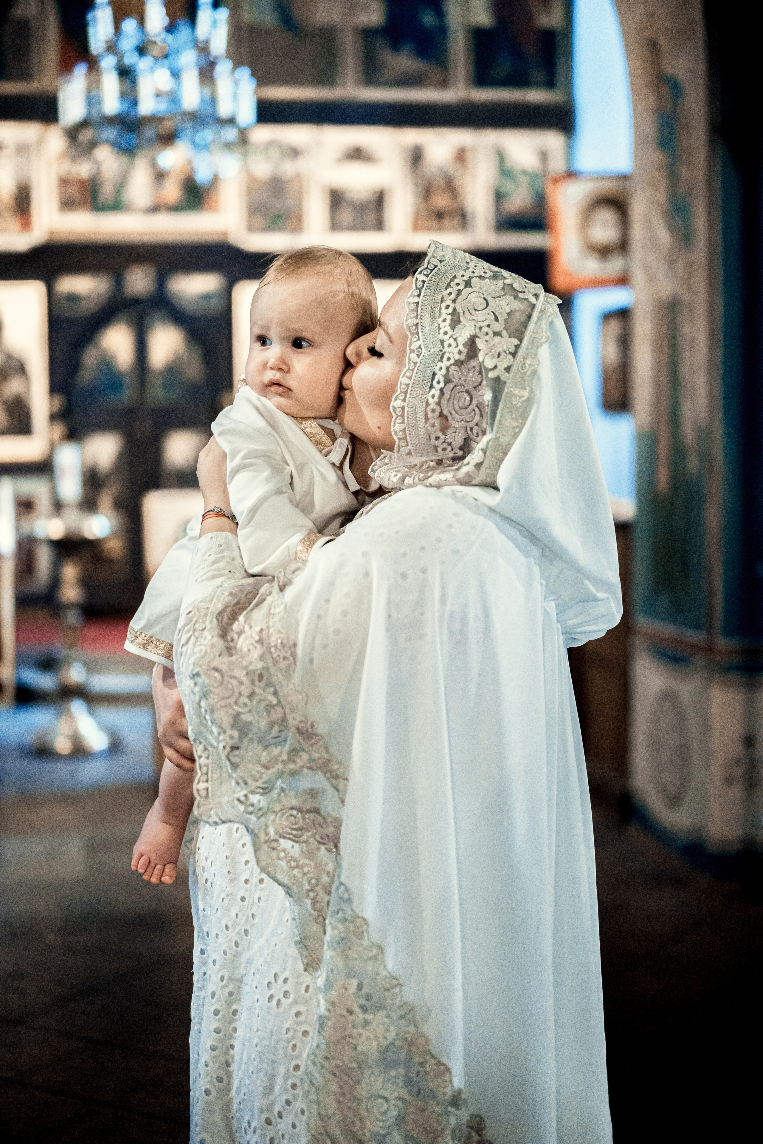 Крещение Александра. Семейный и детский фотограф Москва